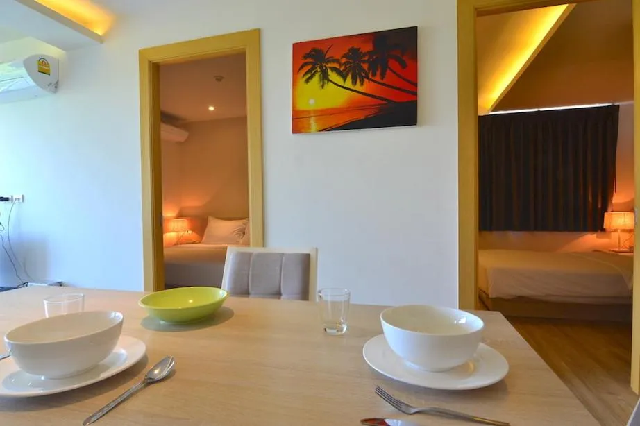 The Bleu condo unit