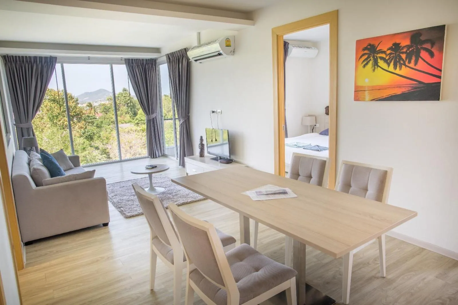 The Bleu condo unit