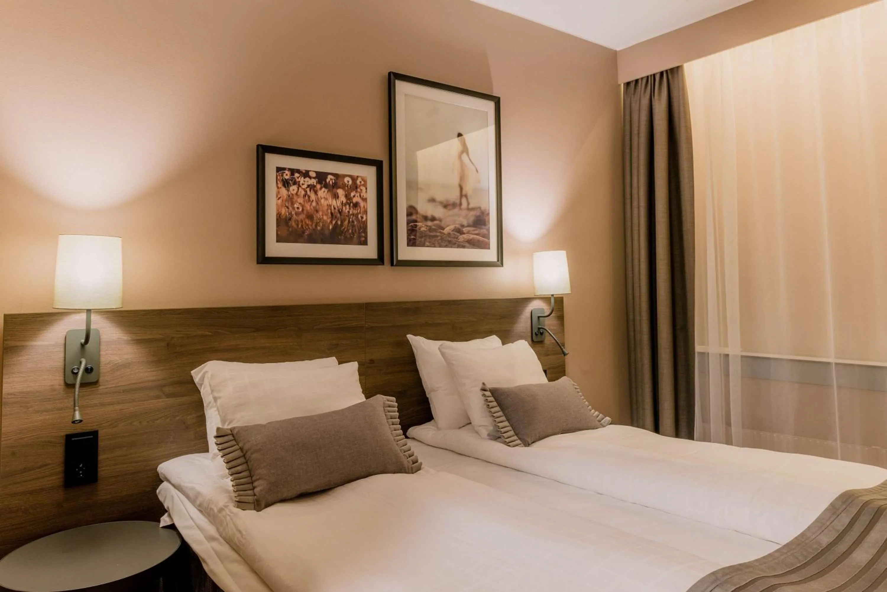 Bedroom, Bed in Scandic Rubinen