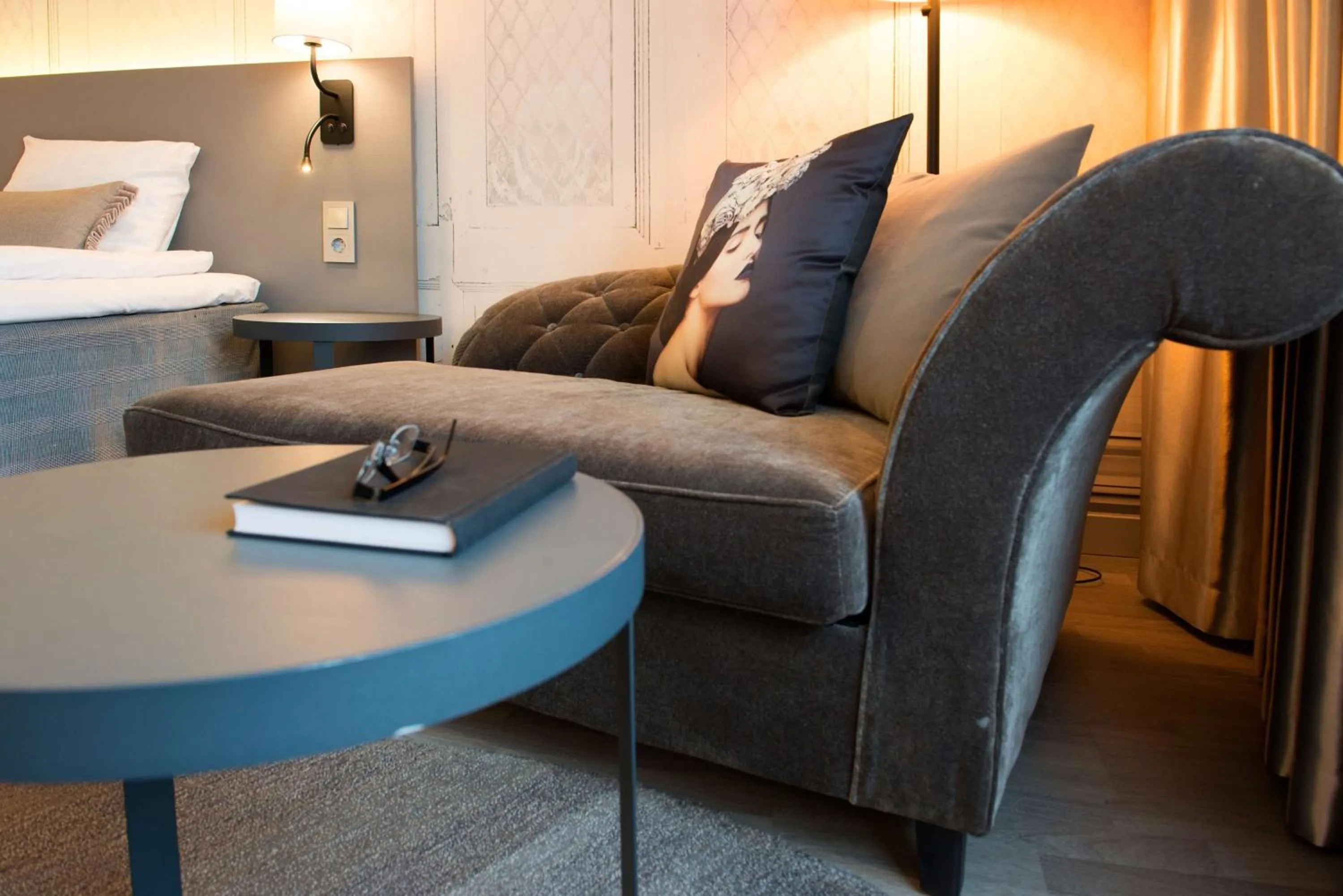 Bedroom, Bed in Scandic Rubinen