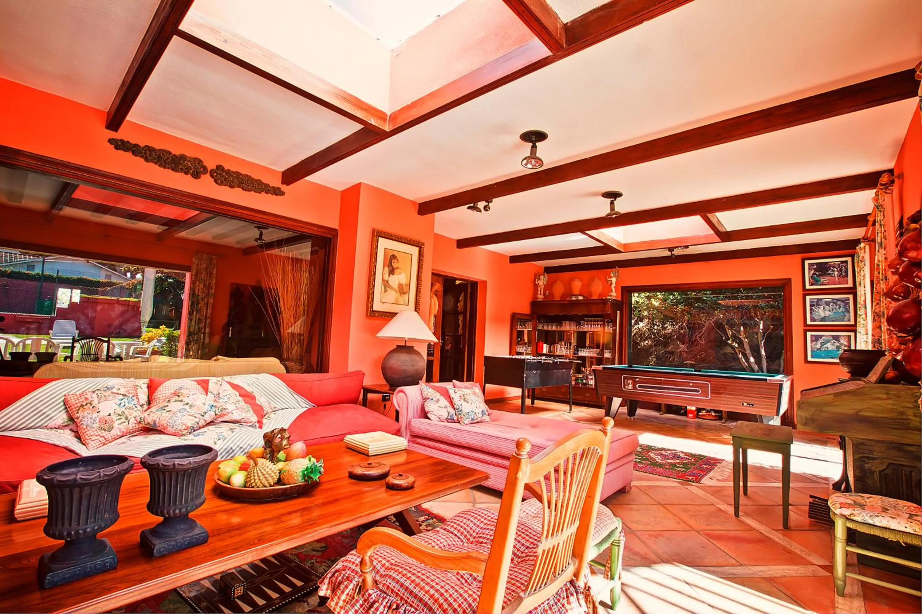 Communal lounge/ TV room in Luxury Villa Golf Tenerife