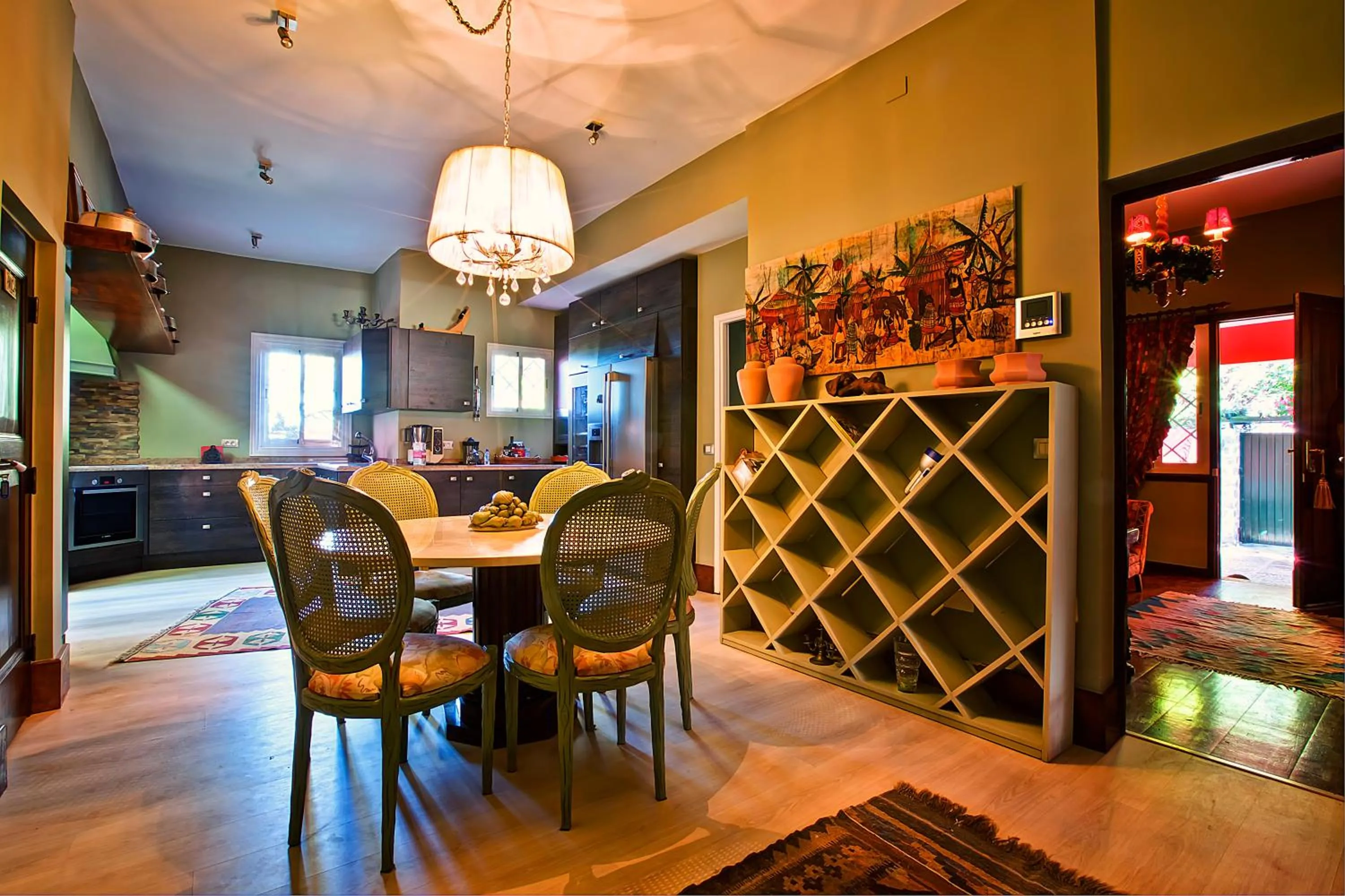 Kitchen or kitchenette in Luxury Villa Golf Tenerife