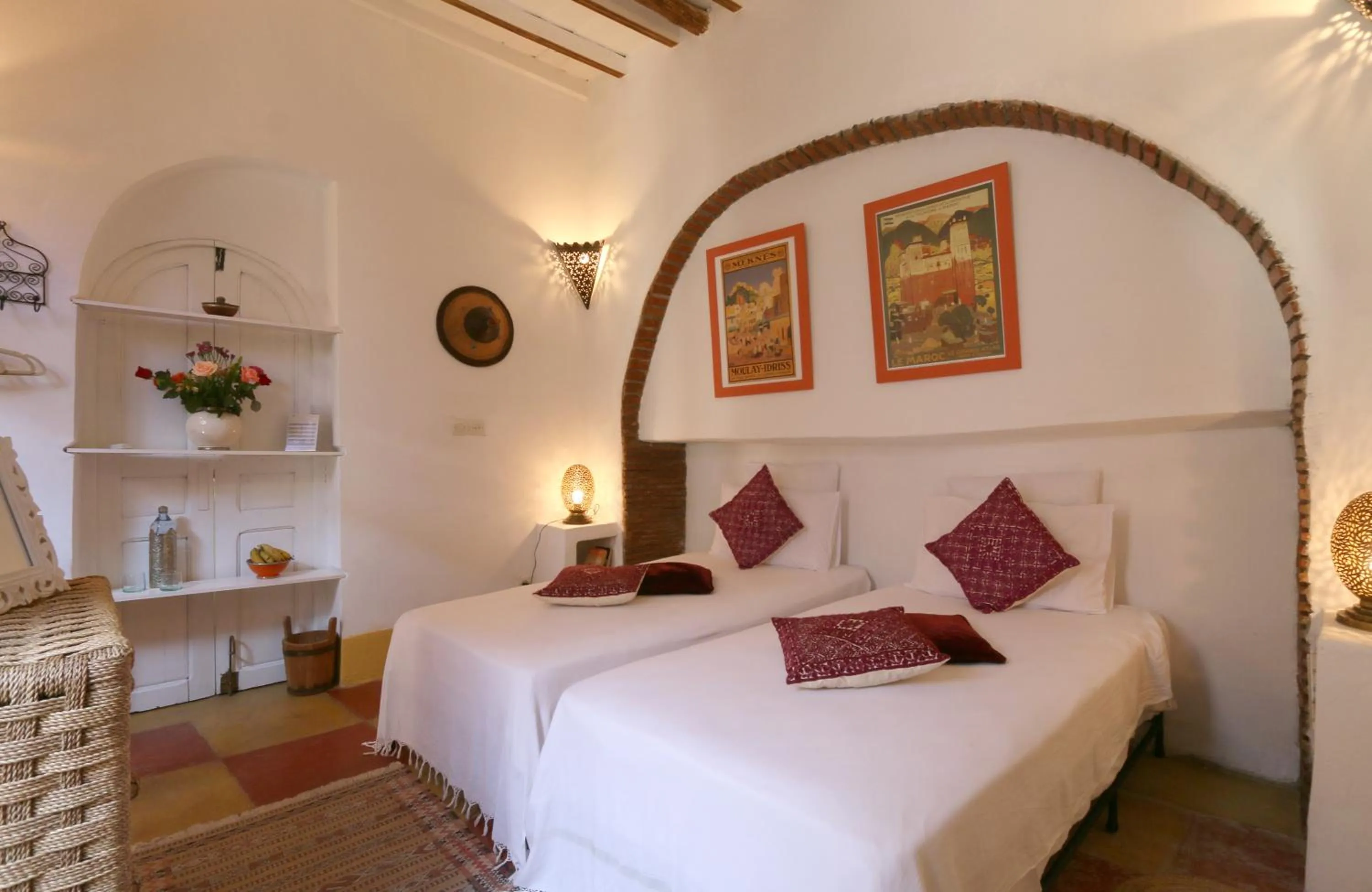 Bed in Riad Merstane Marrakech