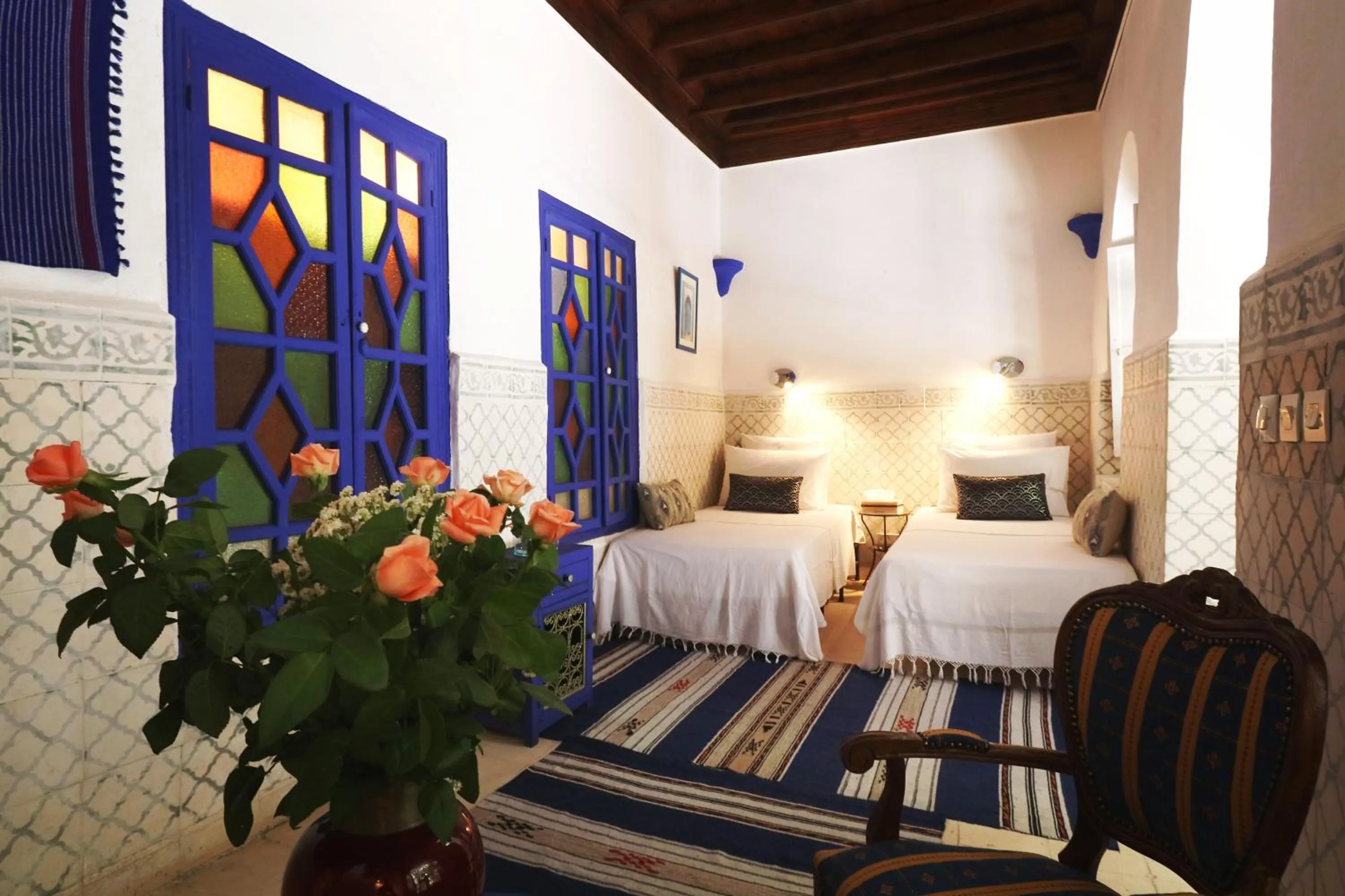 Photo of the whole room, Bed in Riad Merstane Marrakech
