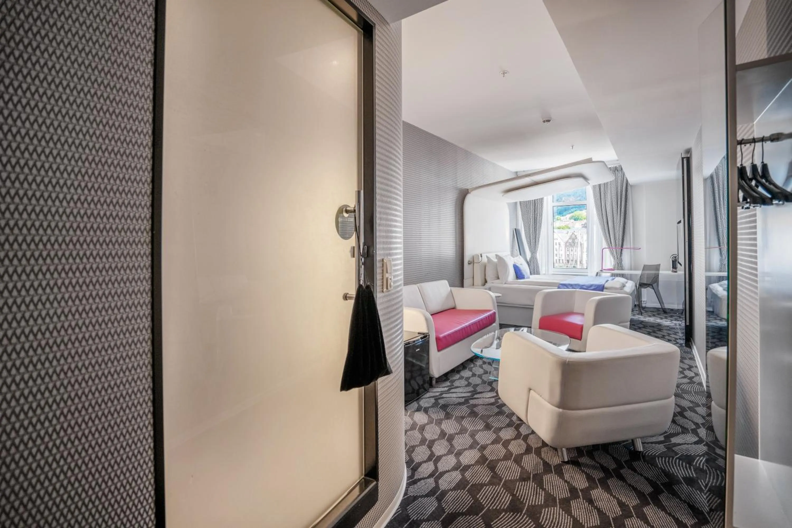 Bed in Magic Hotel & Apartments Kløverhuset