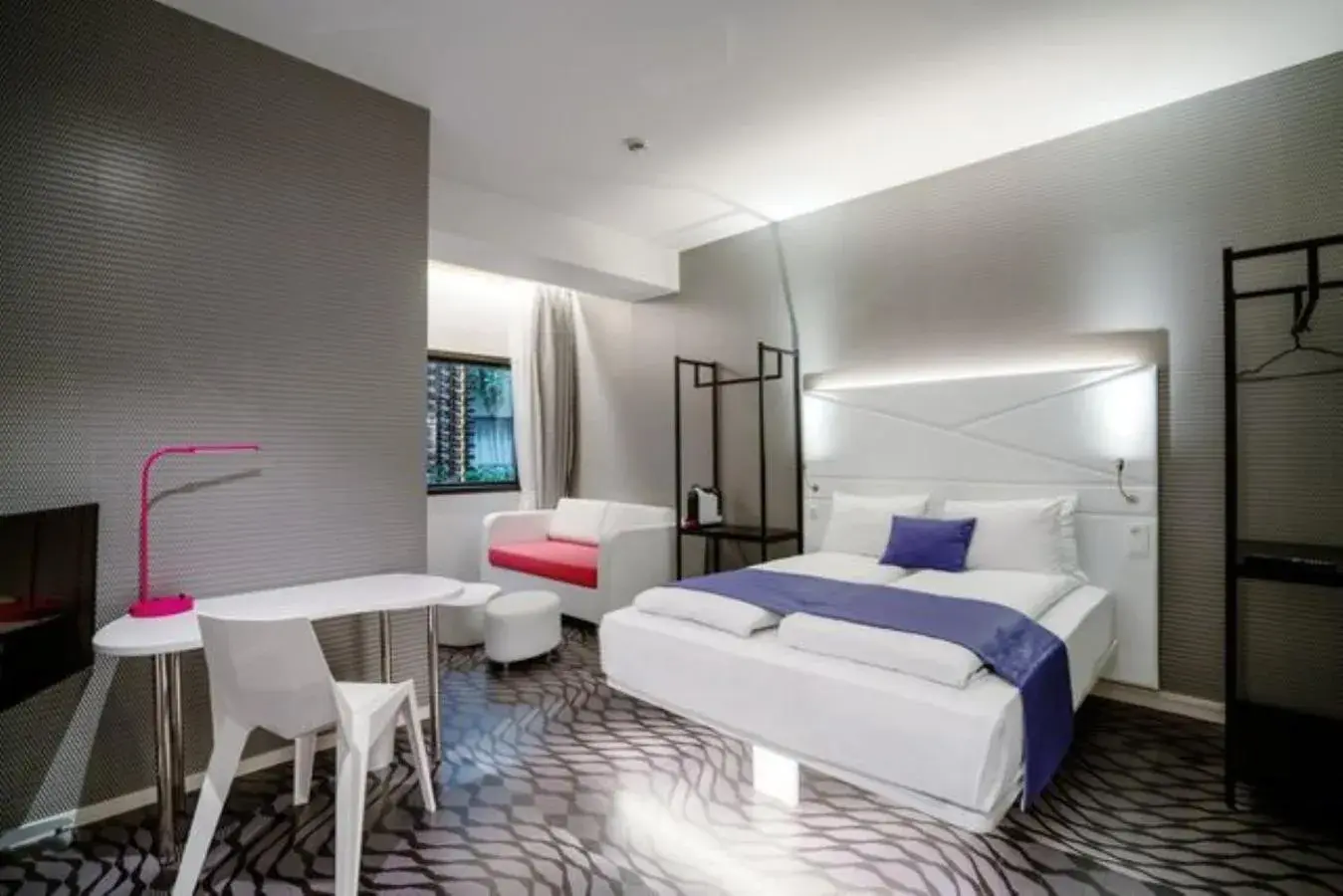 Bed in Magic Hotel & Apartments Kløverhuset Bed in Magic Hotel & Apartments Kløverhuset