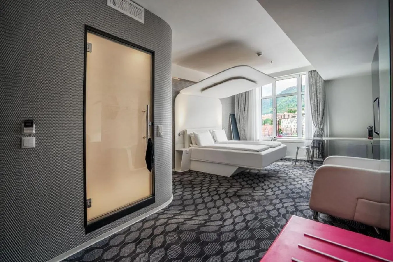 Bed in Magic Hotel & Apartments Kløverhuset