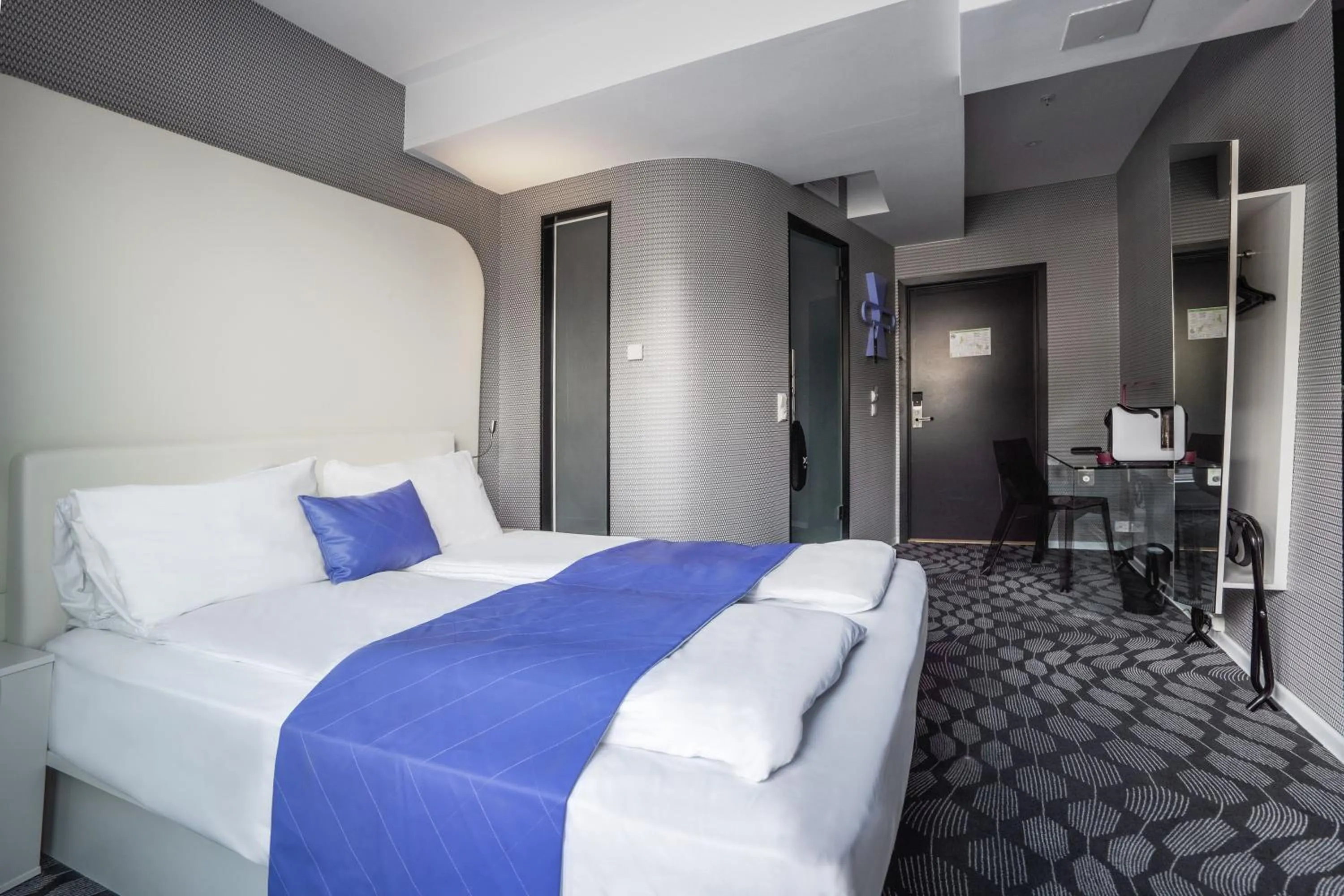 Bed in Magic Hotel & Apartments Kløverhuset