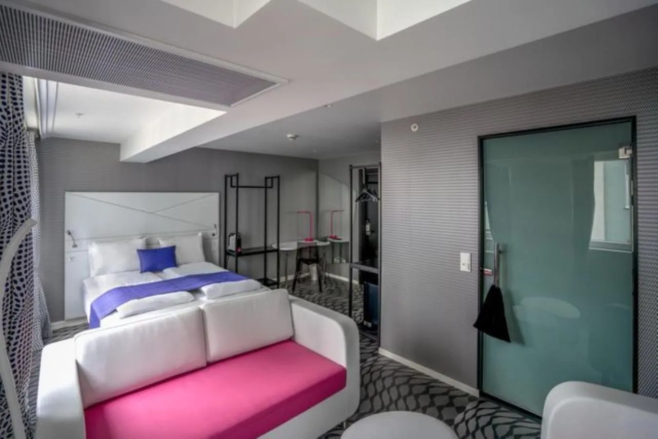 Bed in Magic Hotel & Apartments Kløverhuset