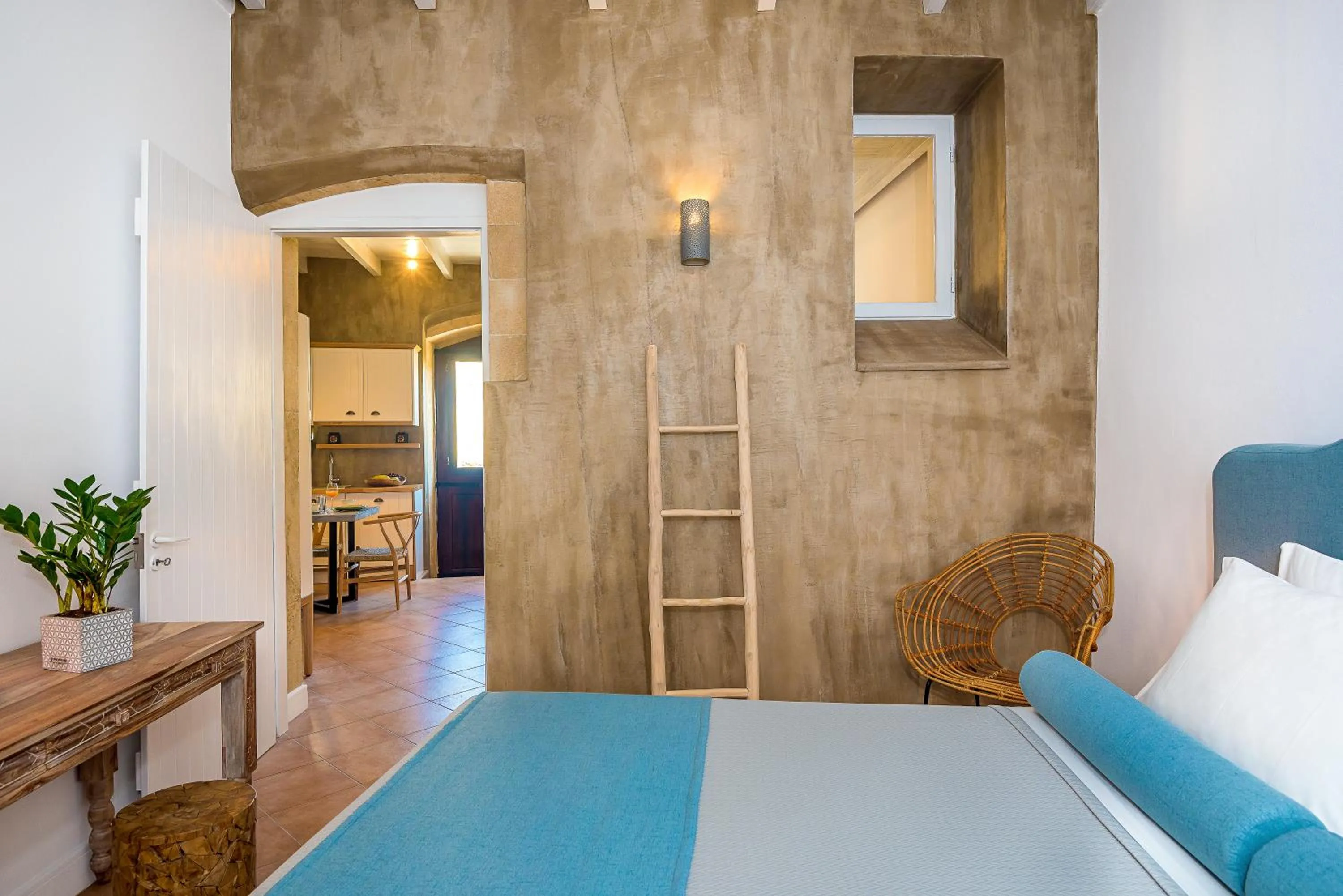 Bed in Lithinon Luxury Suites with Free Parking