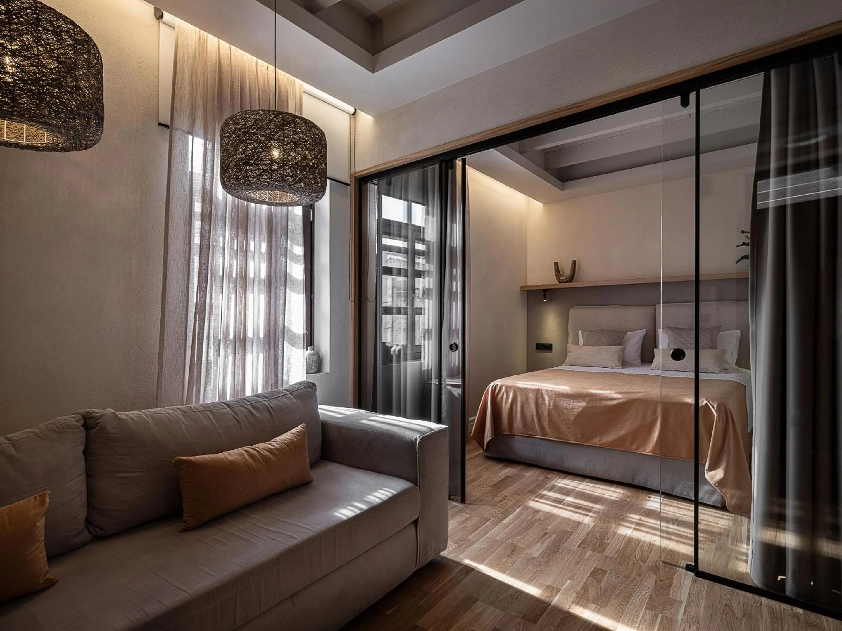 Photo of the whole room, Bed in Lithinon Luxury Suites with Free Parking