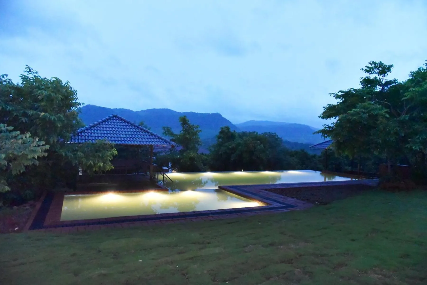 Swimming pool in Forest Escapes Koyna