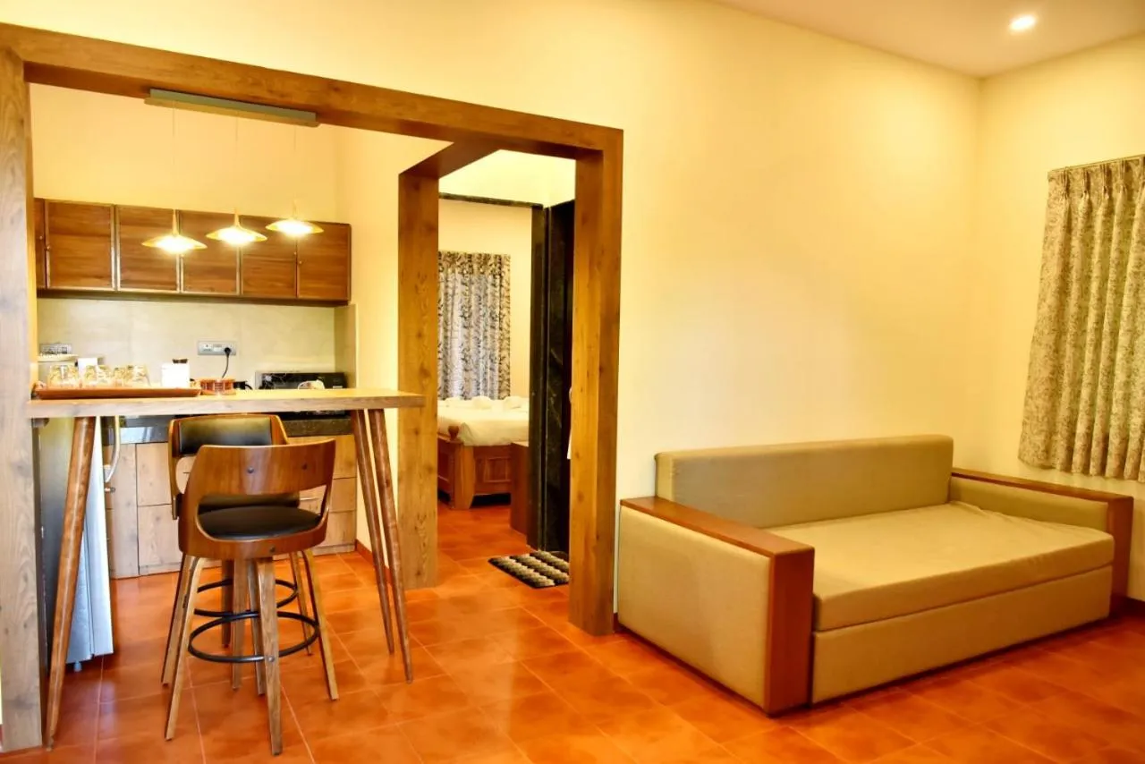 Living room in Forest Escapes Koyna