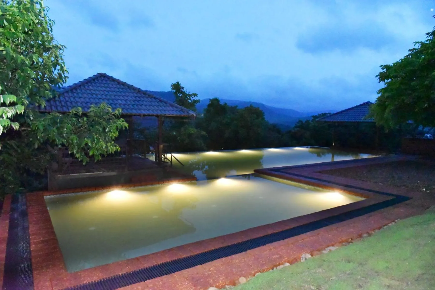 Swimming pool in Forest Escapes Koyna