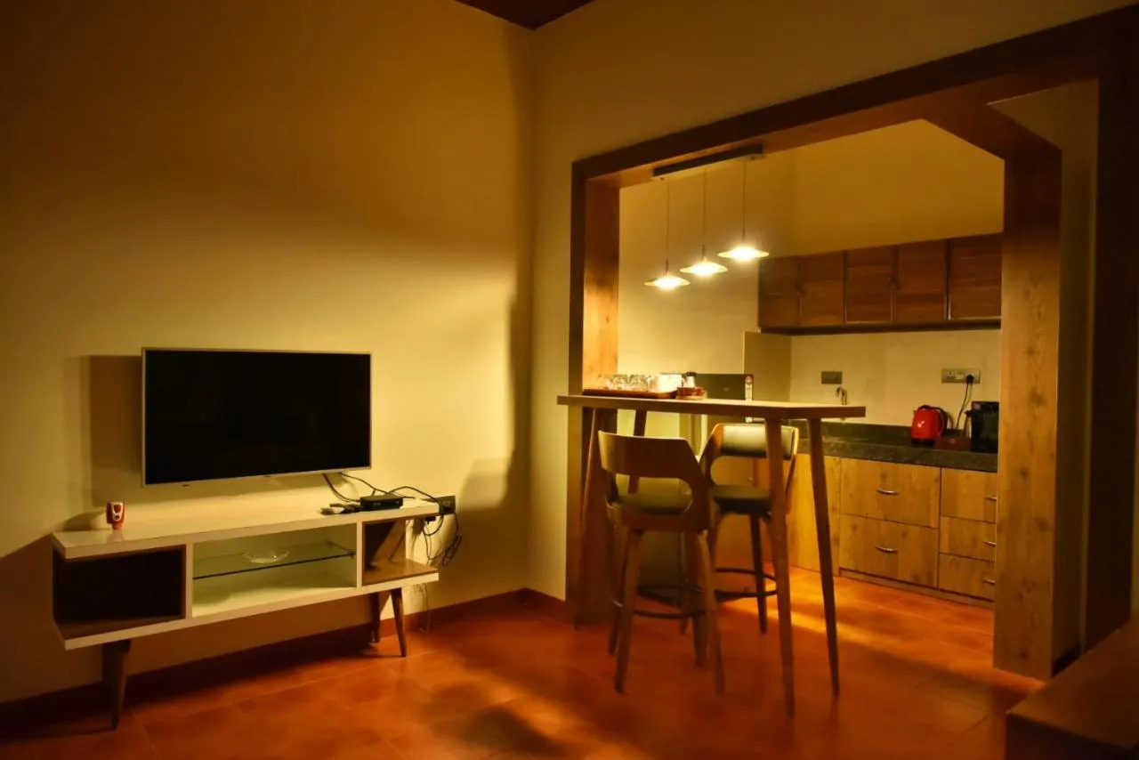 Living room in Forest Escapes Koyna