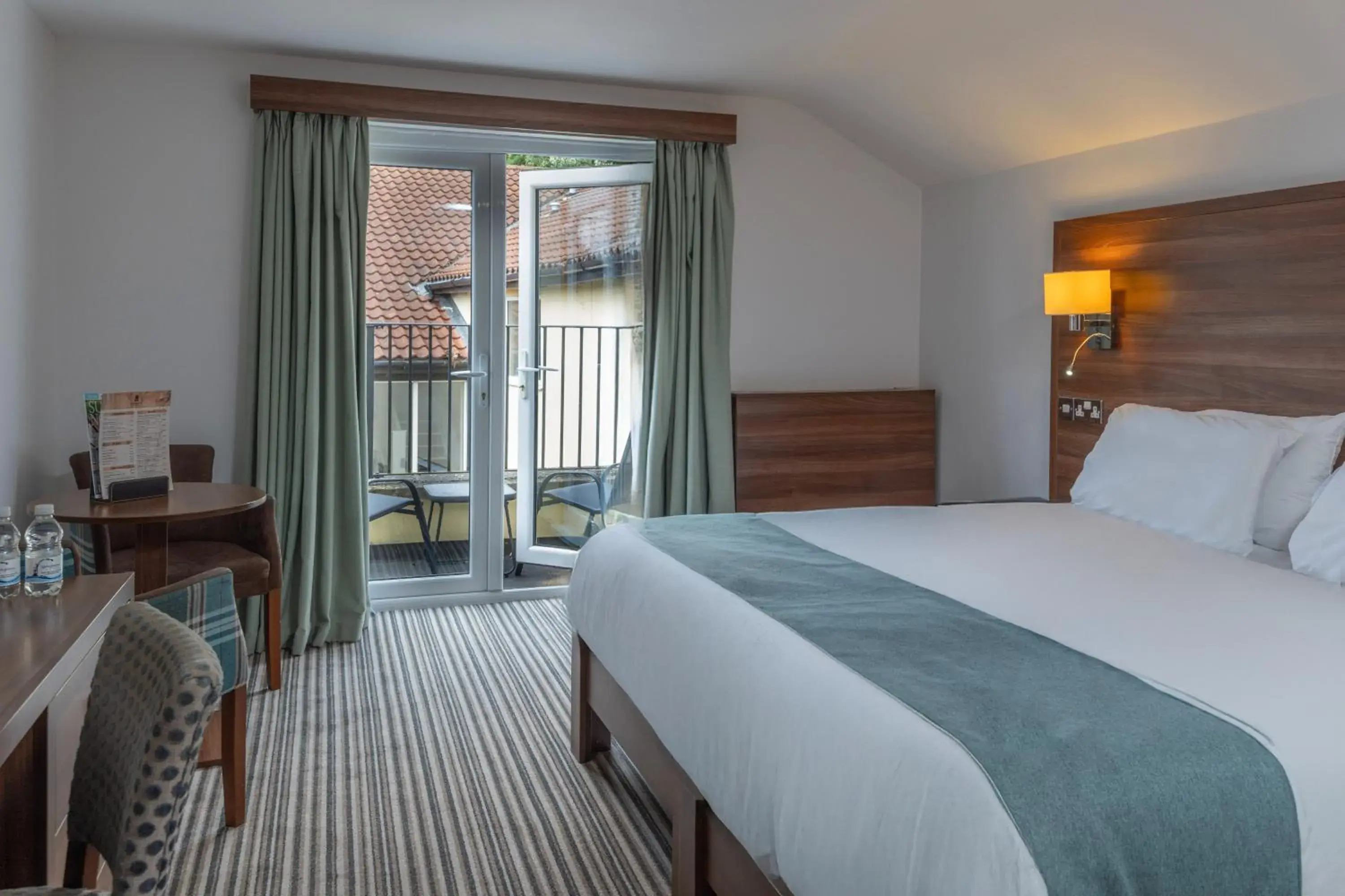 Balcony/Terrace, Bed in Best Western Brome Grange Hotel Balcony/Terrace, Bed in Best Western Brome Grange Hotel