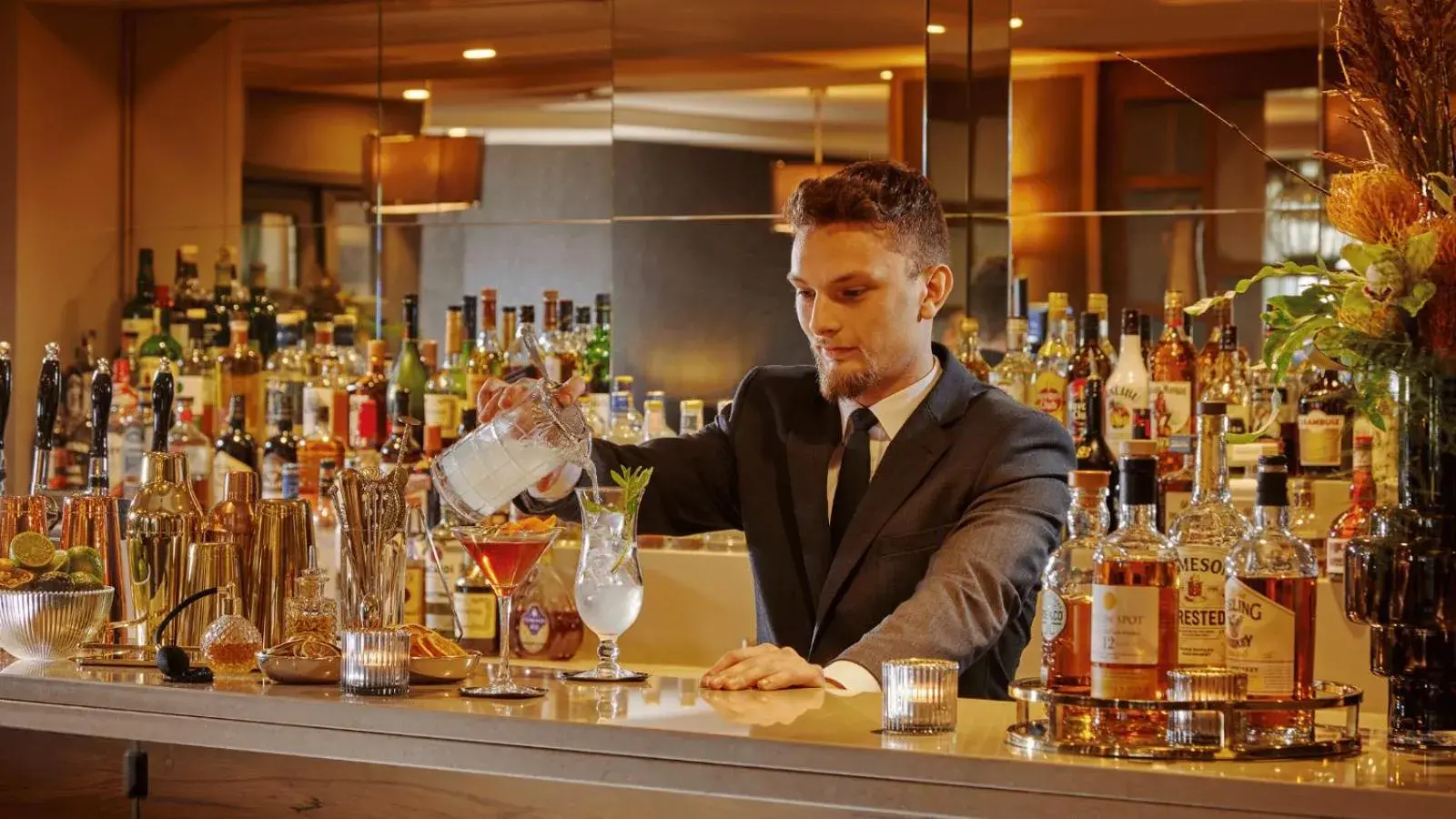 Lounge or bar in Mespil Hotel Lounge or bar in Mespil Hotel