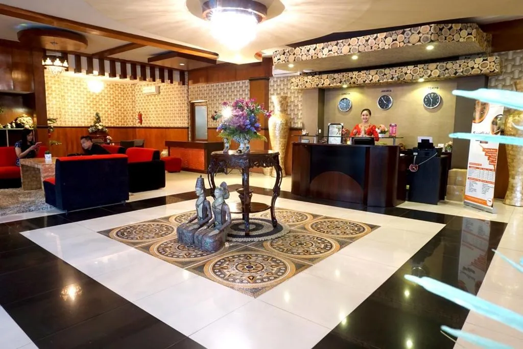 Lobby or reception in Red Chilies Hotel
