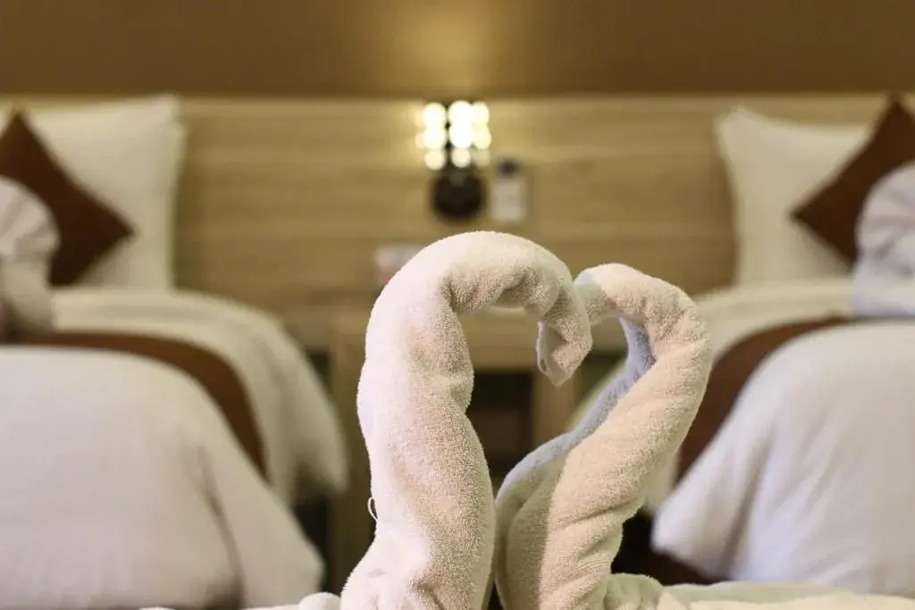 Bed in Red Chilies Hotel Bed in Red Chilies Hotel