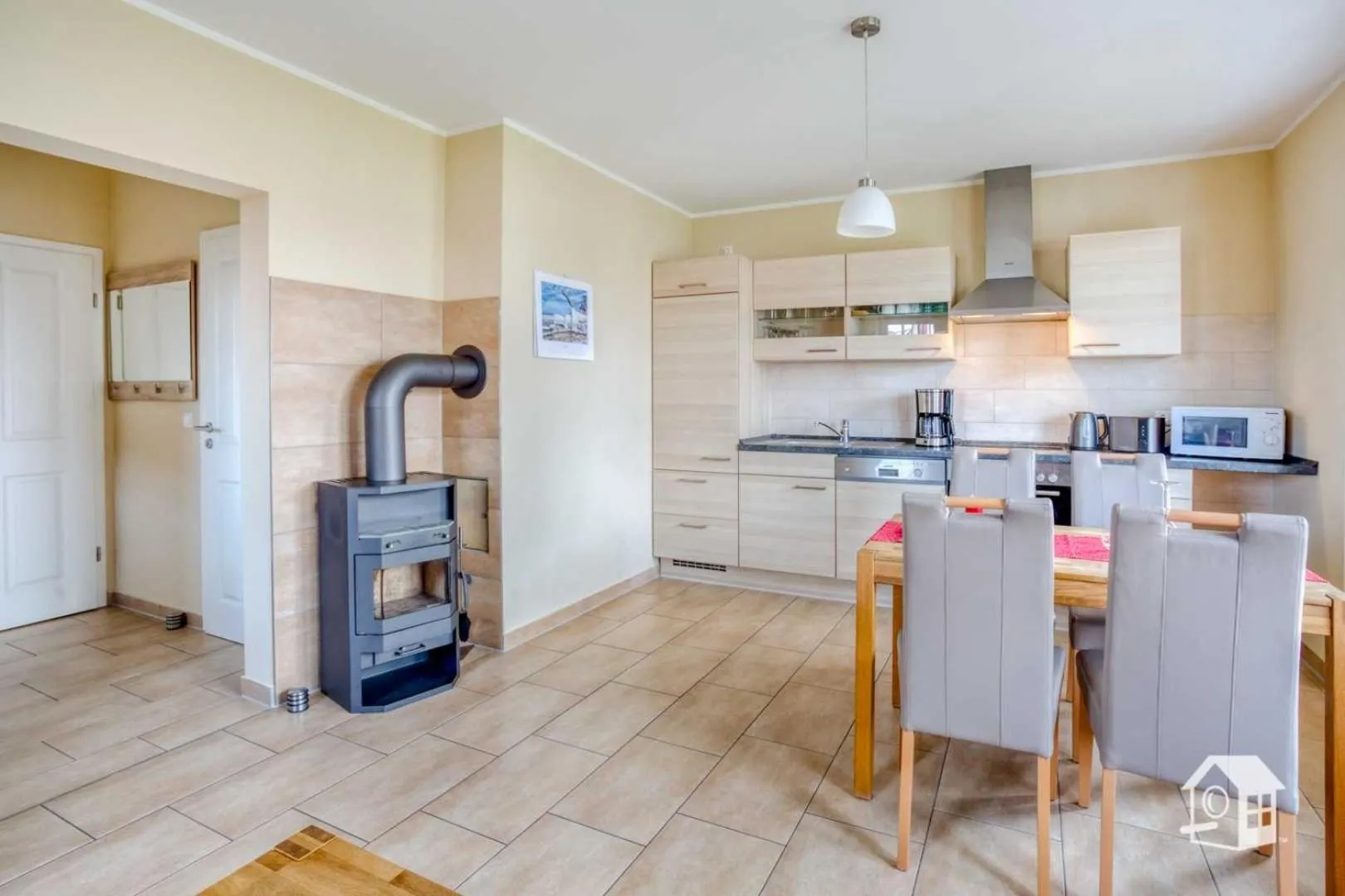 Kitchen or kitchenette in Appartement Sundevit