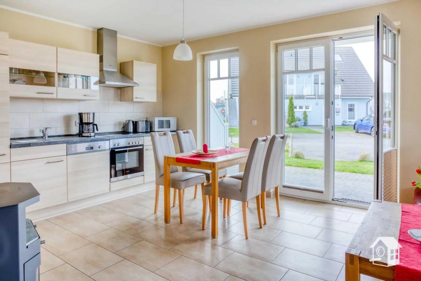 Kitchen or kitchenette in Appartement Sundevit