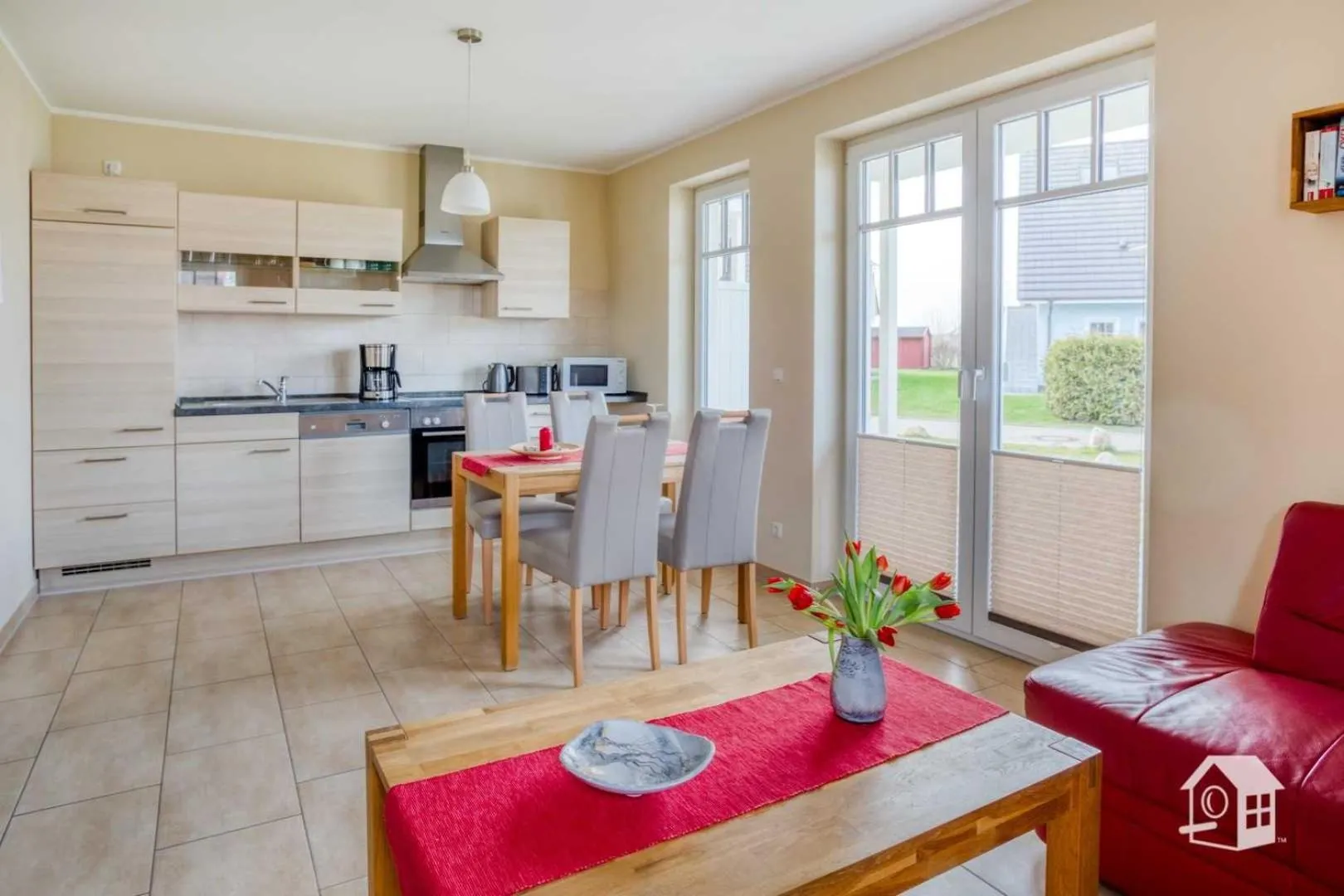 Kitchen or kitchenette in Appartement Sundevit