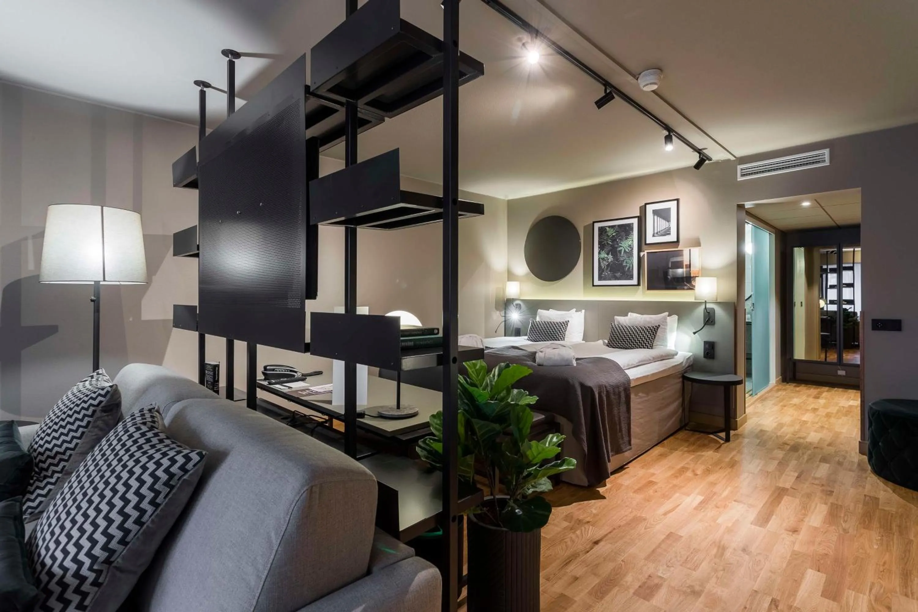 Bedroom, Bed in Scandic Park