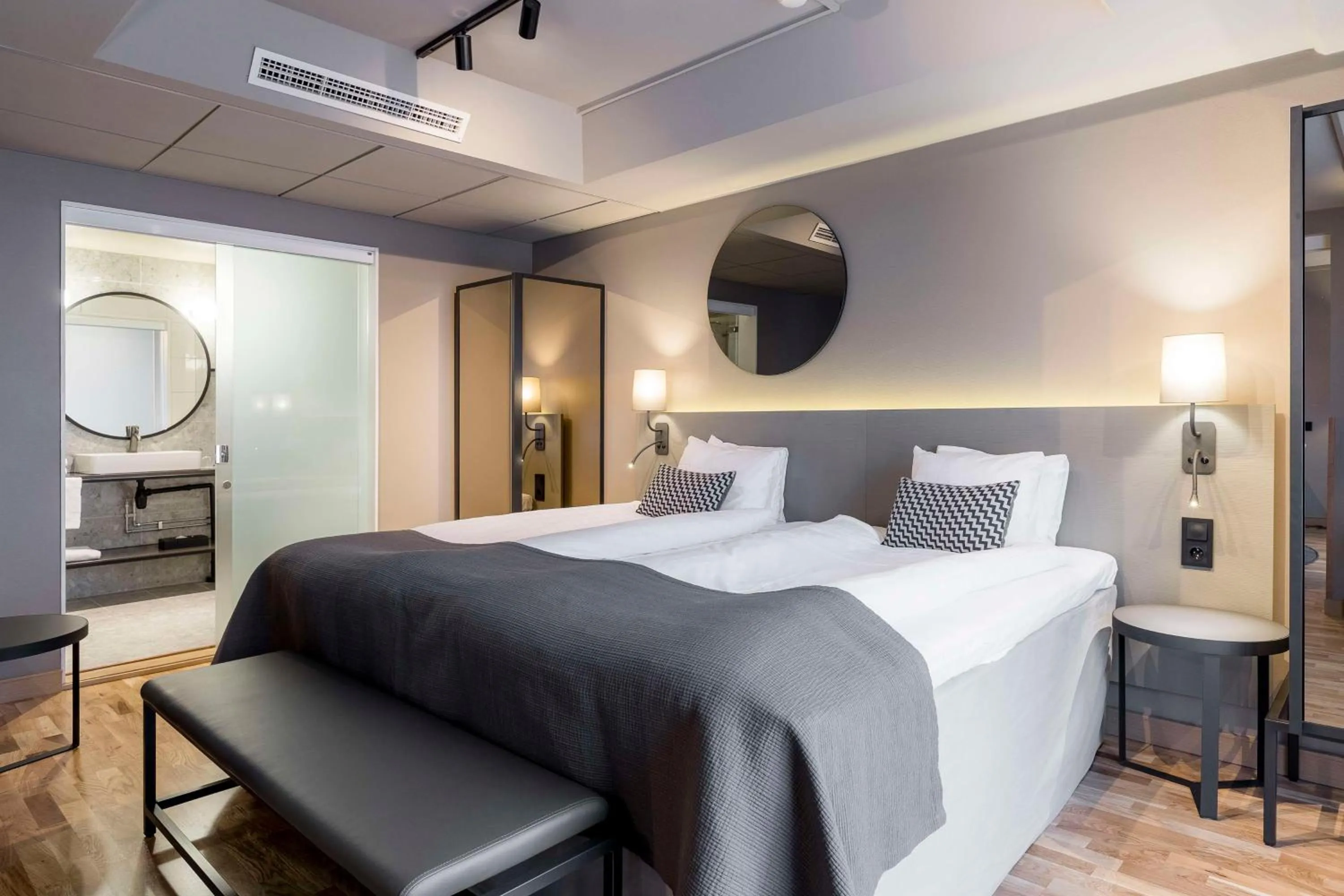 Bedroom, Bed in Scandic Park