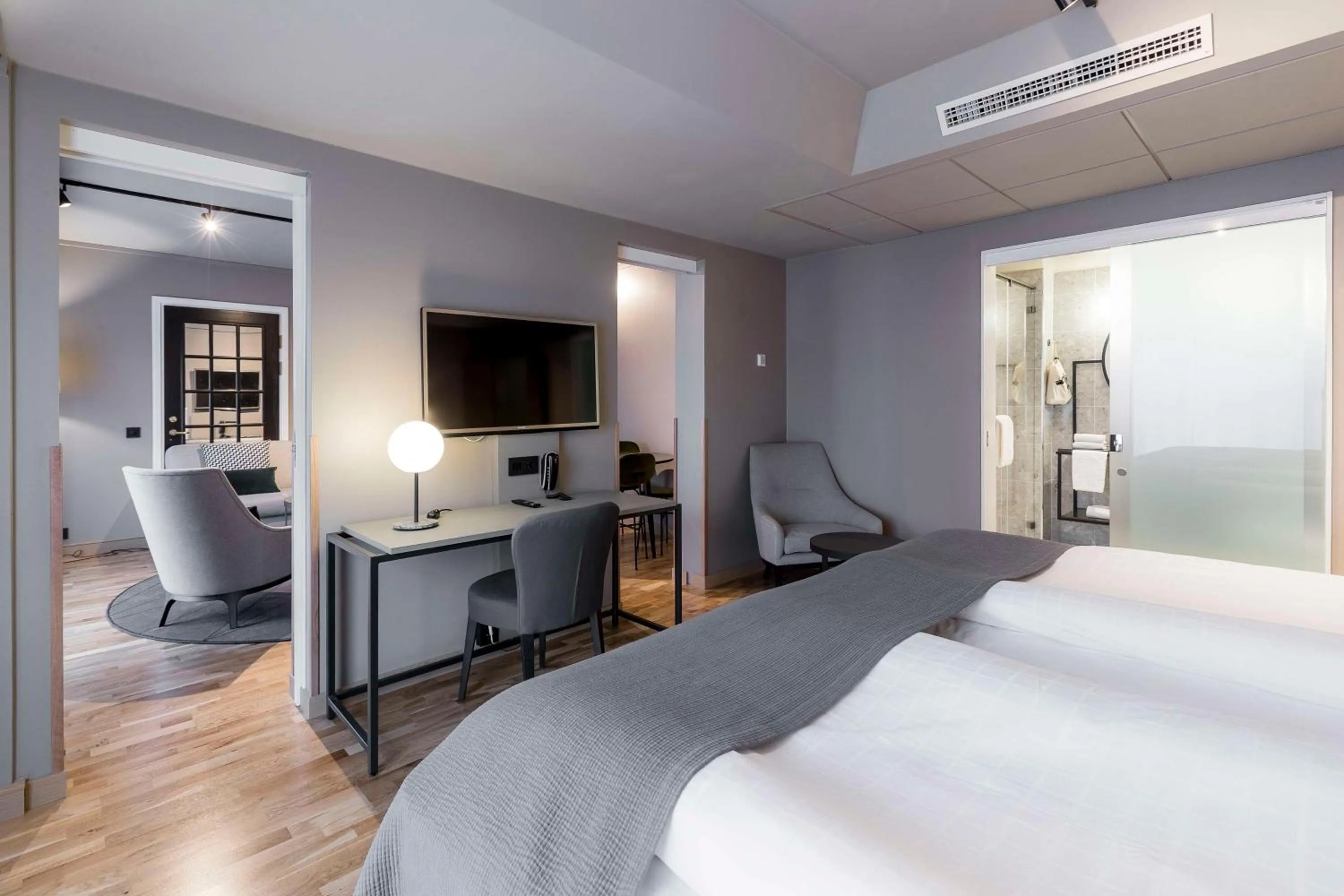 Bedroom, Bed in Scandic Park