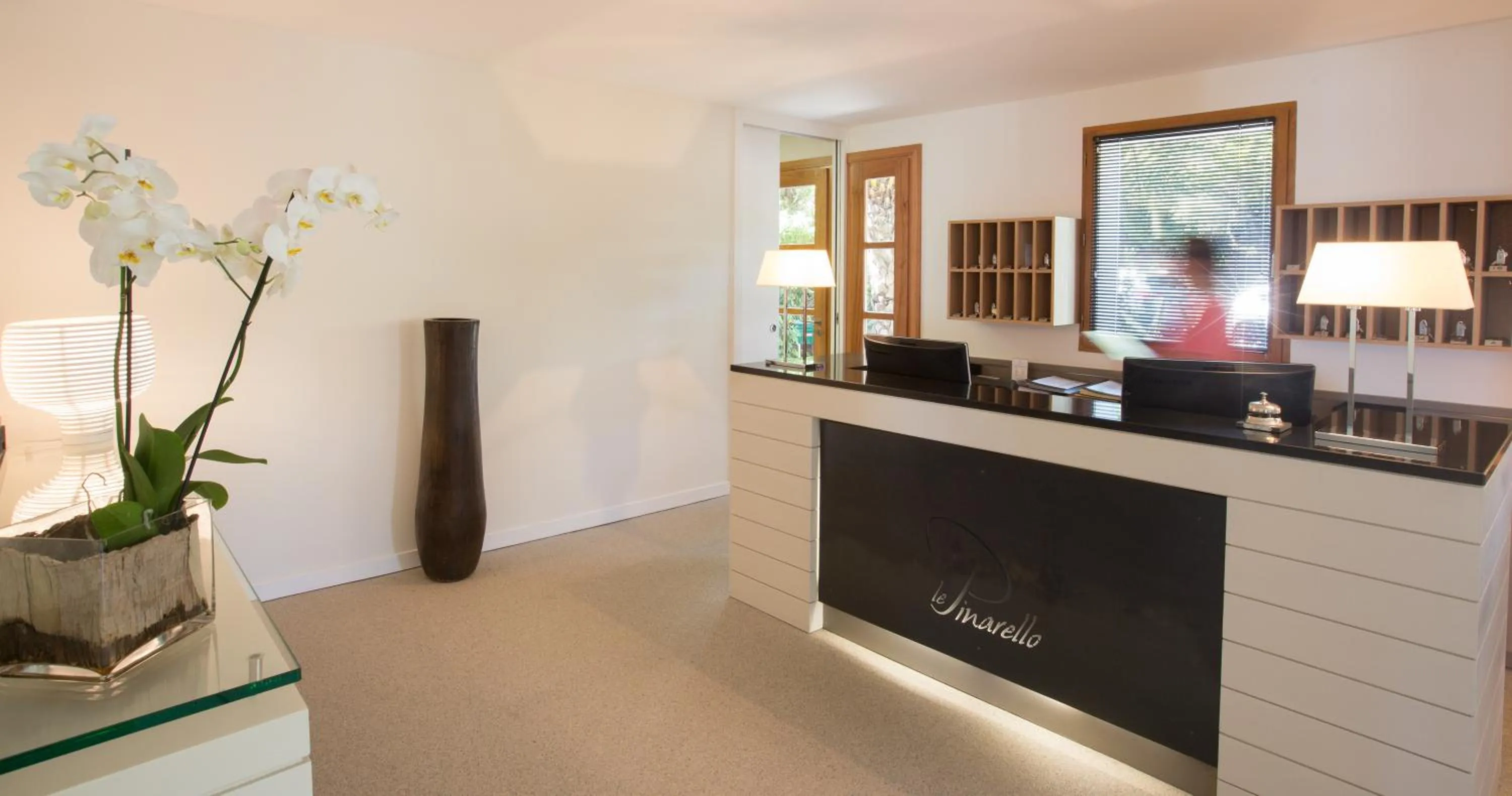 Lobby or reception in Le Pinarello