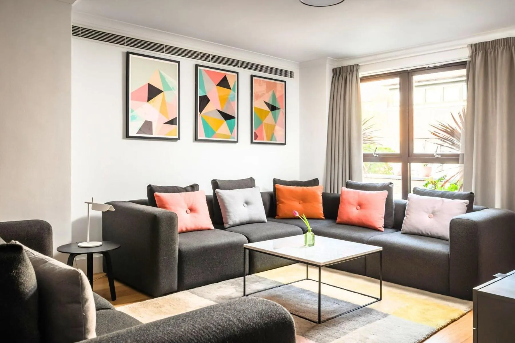 Living room in Monarch House - Serviced Apartments - Kensington