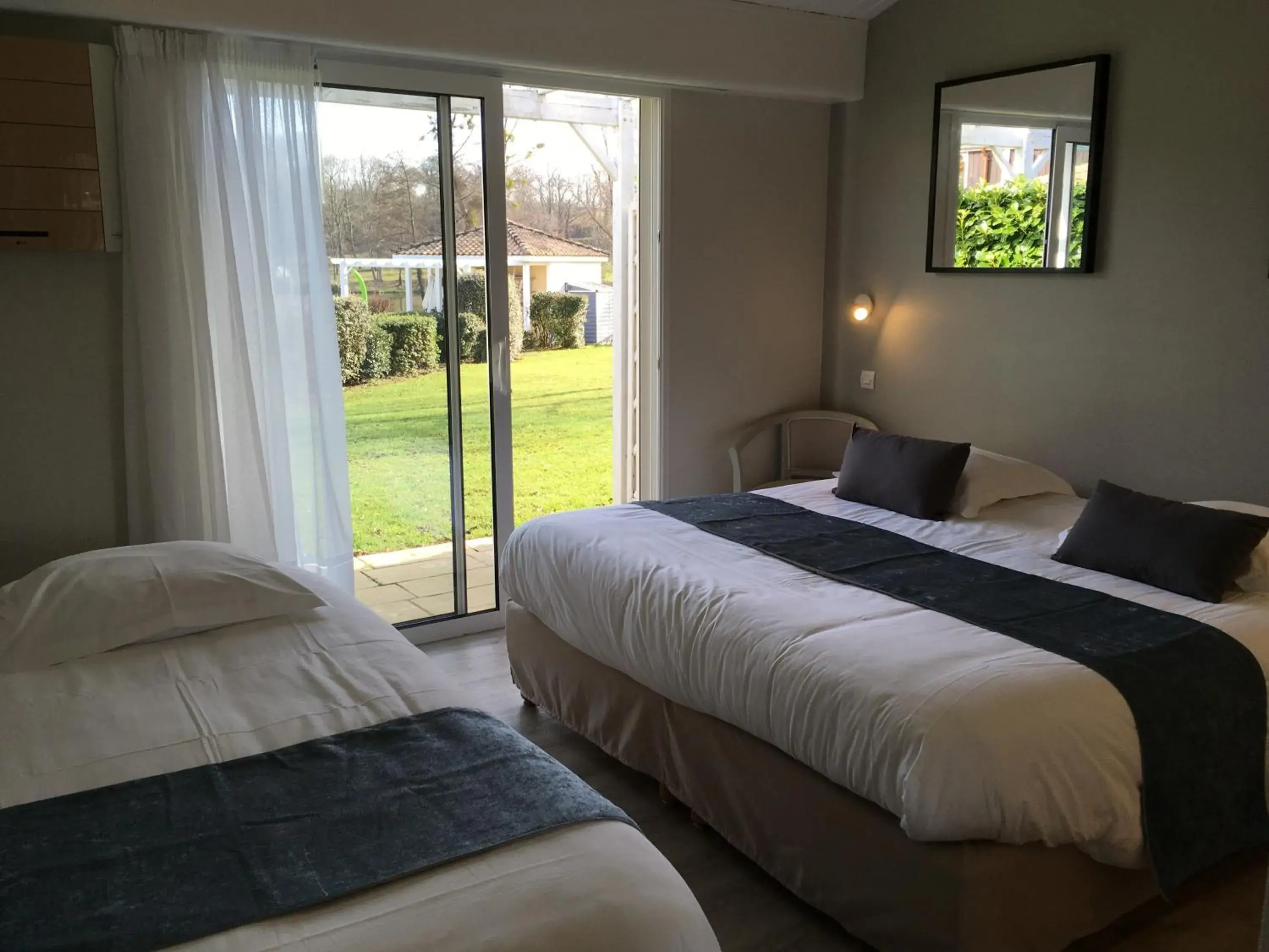 Bedroom, Bed in Logis Hôtel Val de Vienne Bedroom, Bed in Logis Hôtel Val de Vienne