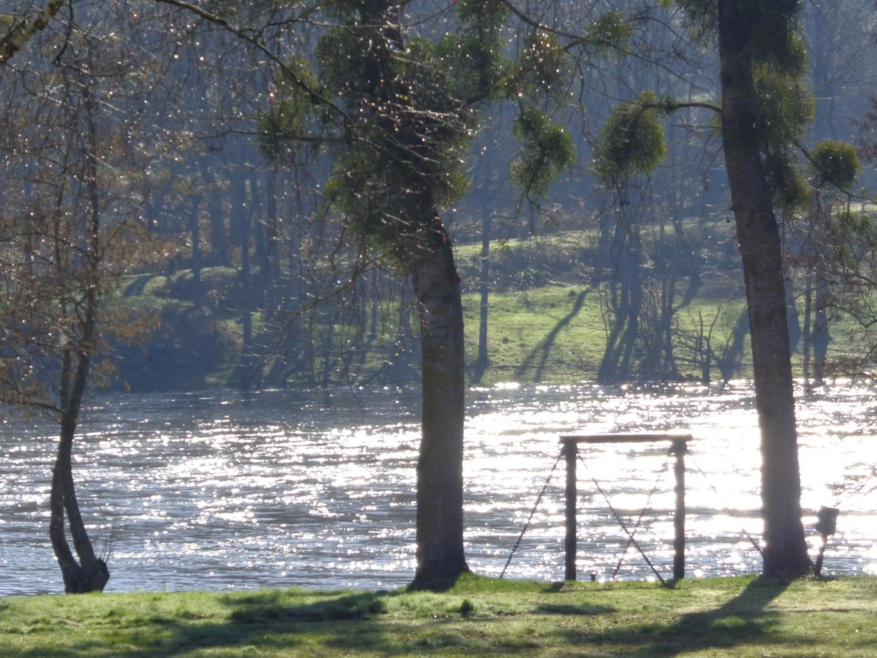 River view in Logis Hôtel Val de Vienne