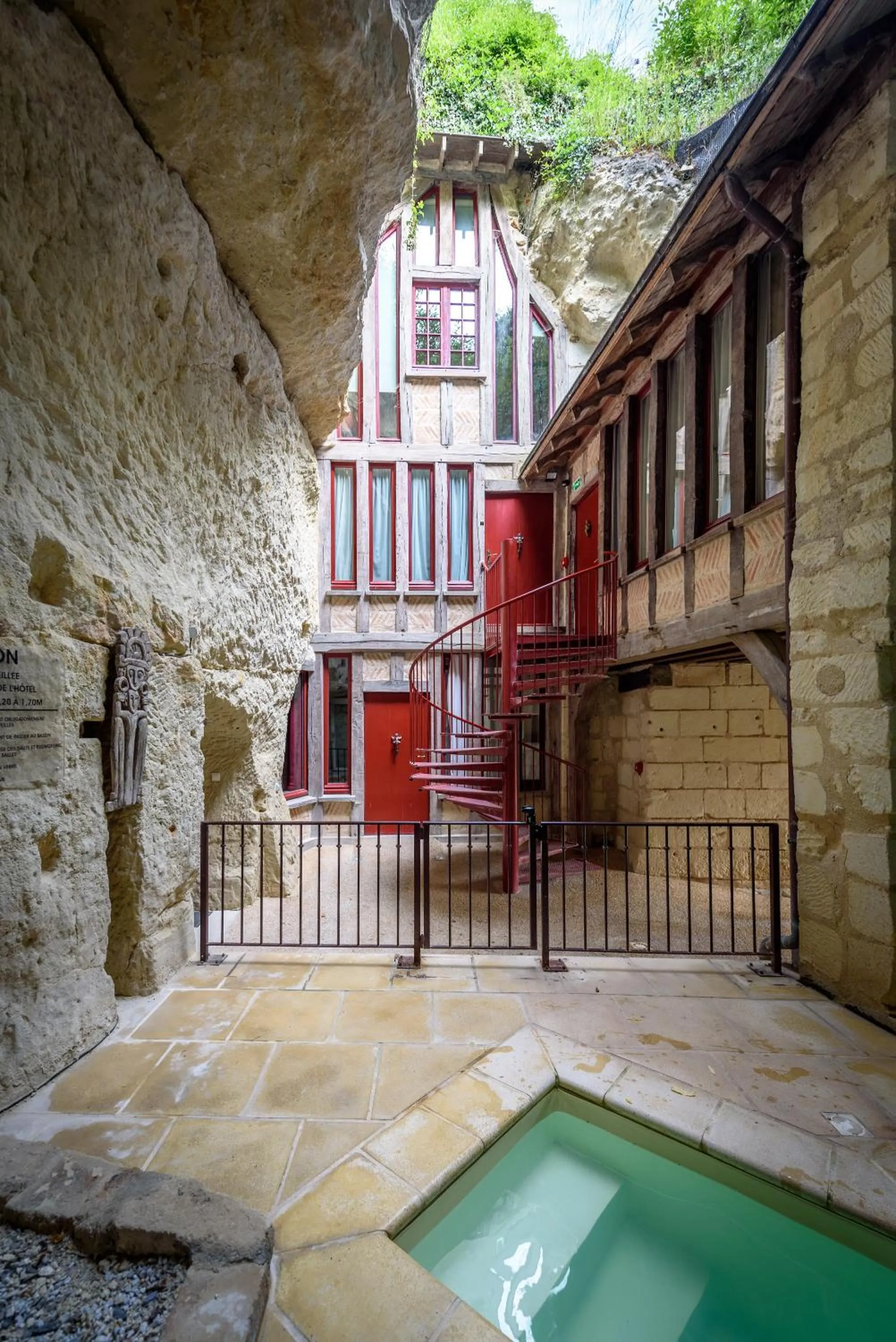 Swimming pool in Logis Demeure de la Vignole