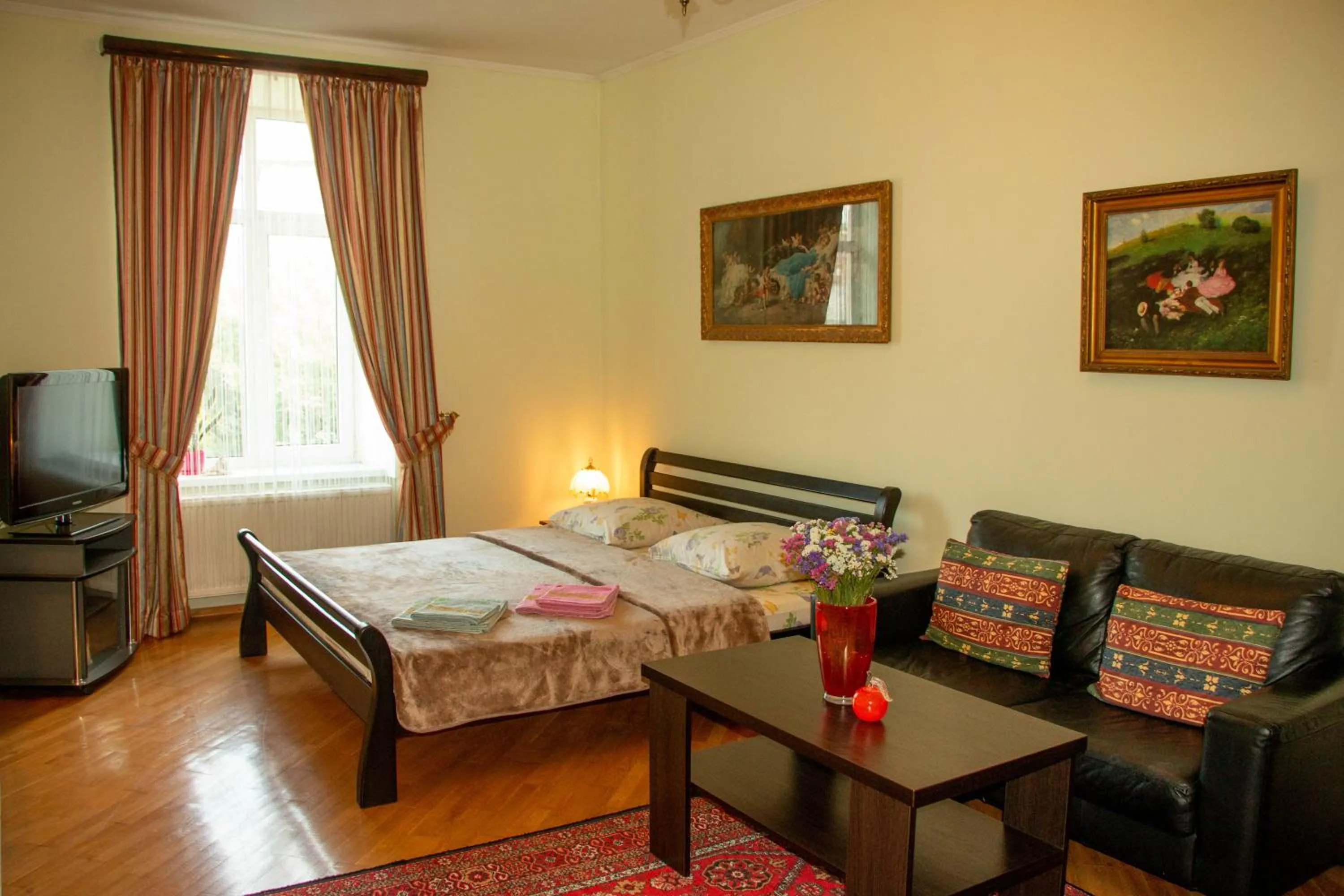 Photo of the whole room, Bed in The heart of Lviv