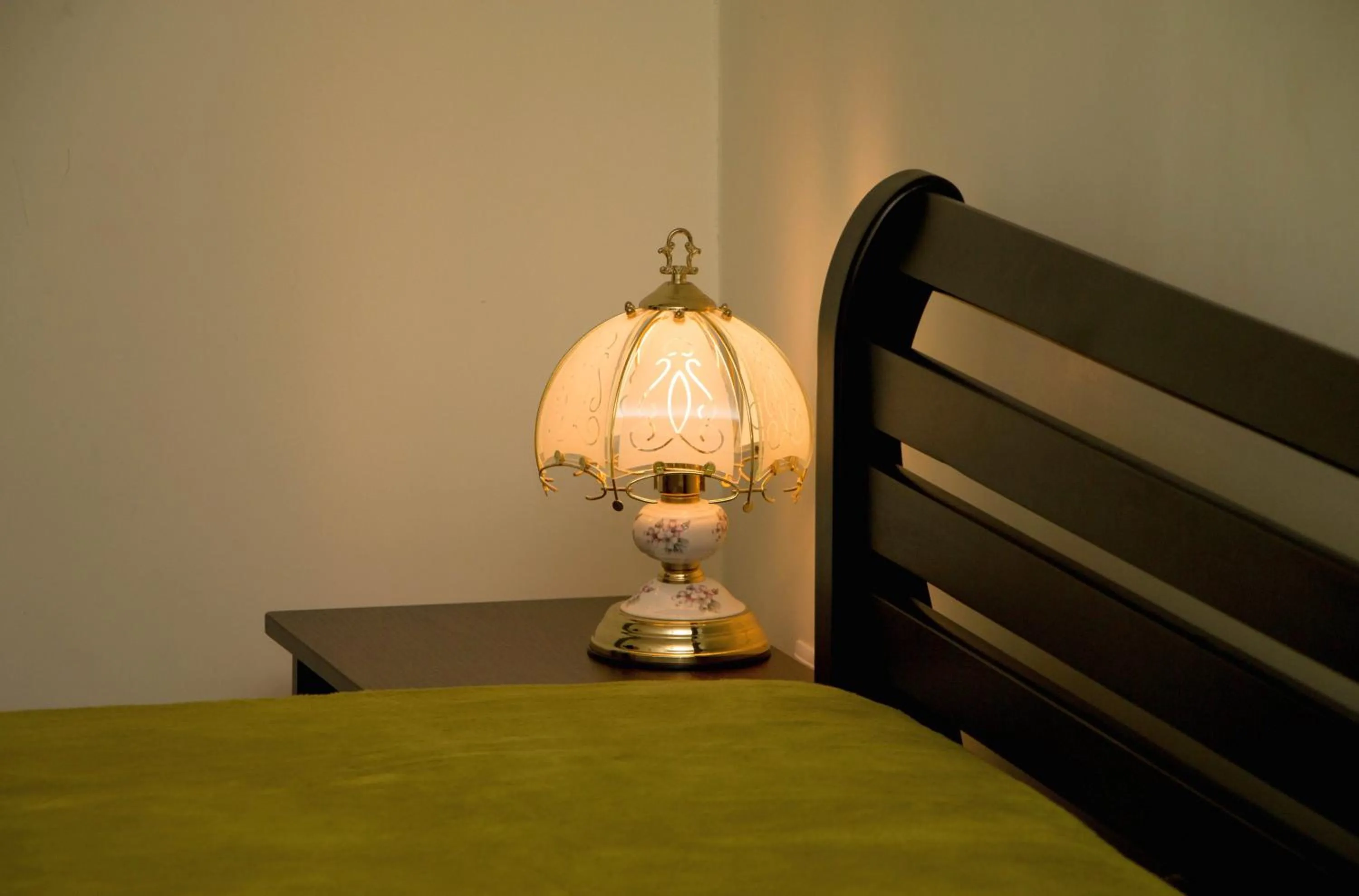 Decorative detail, Bed in The heart of Lviv