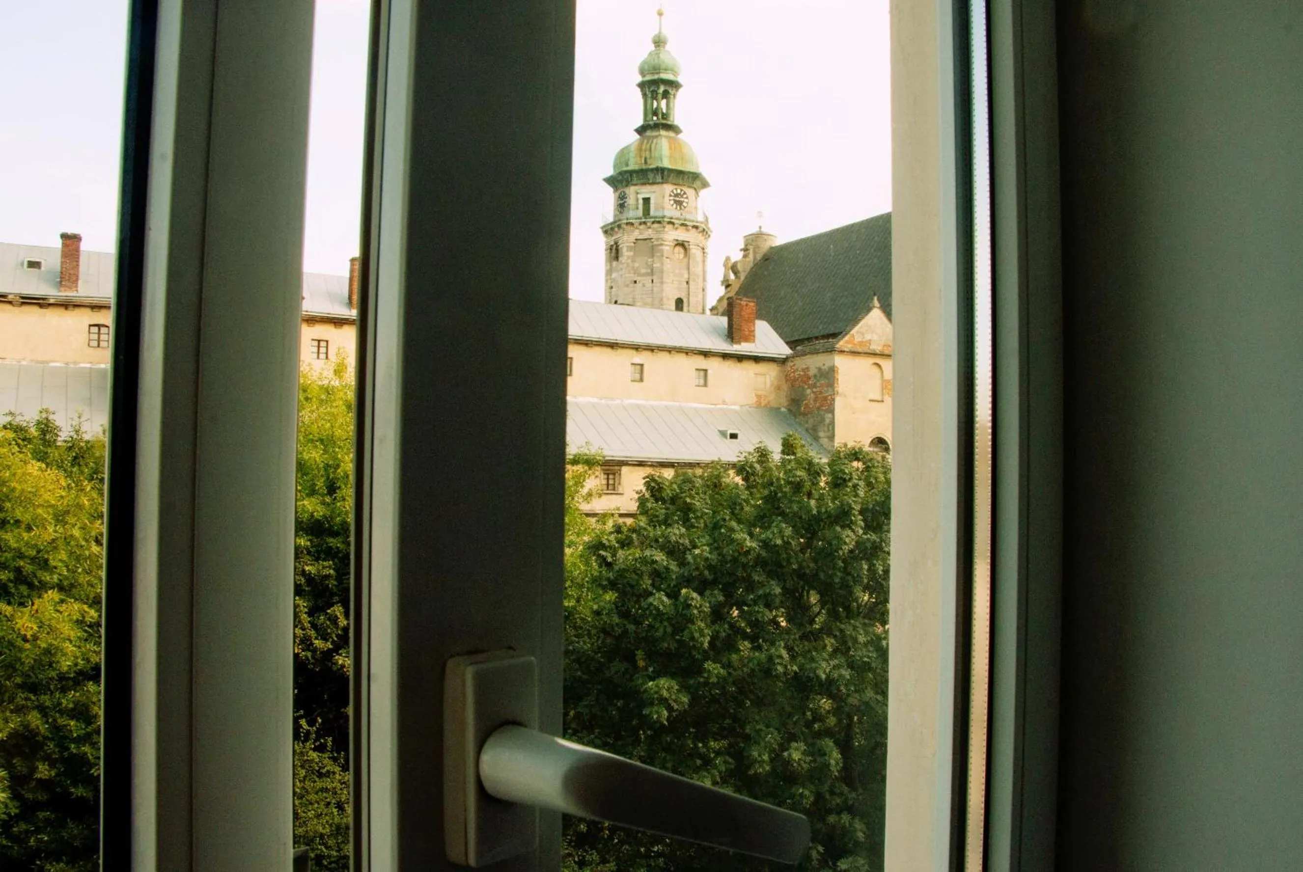 Landmark view in The heart of Lviv