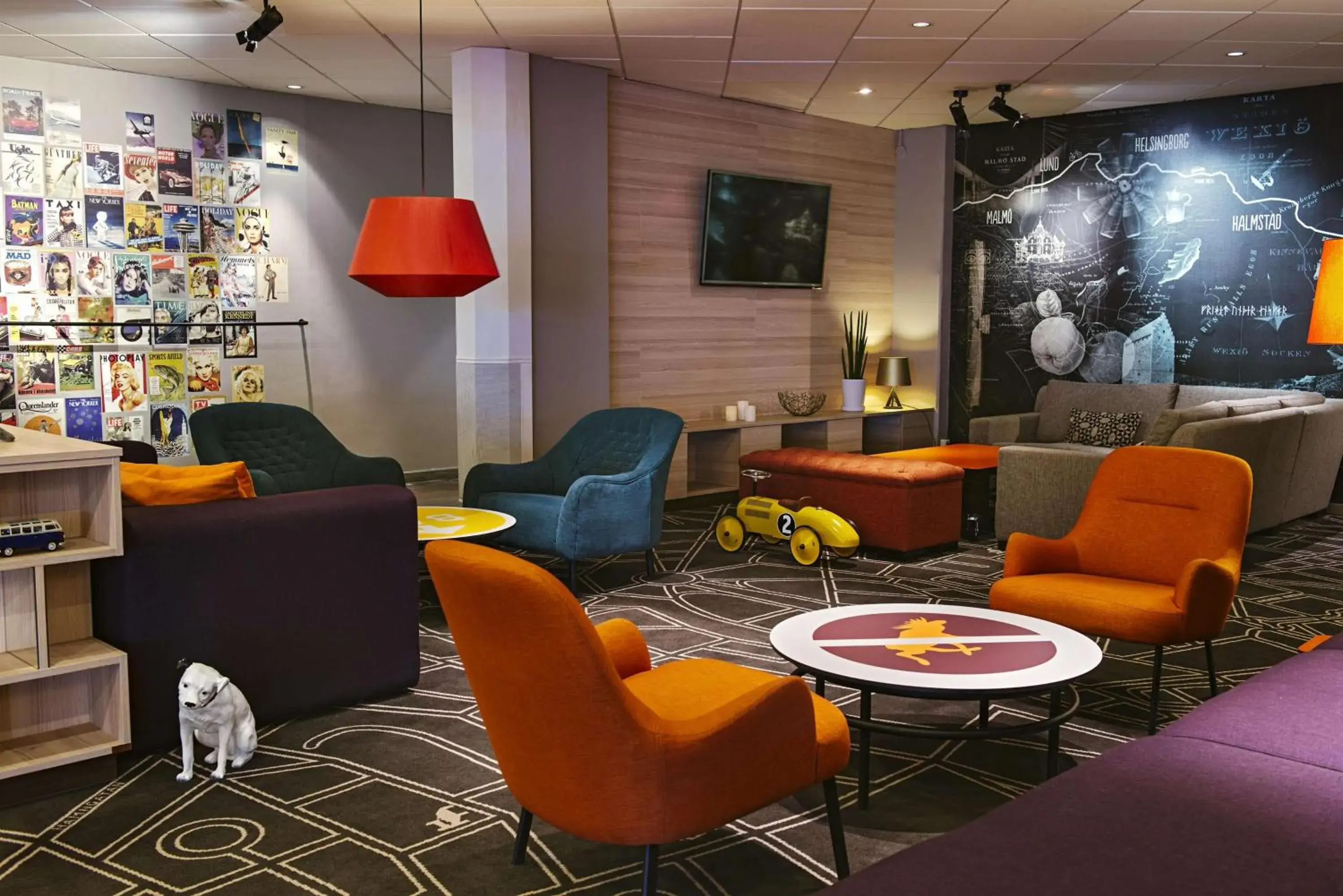 Lobby or reception in Scandic Backadal Lobby or reception in Scandic Backadal
