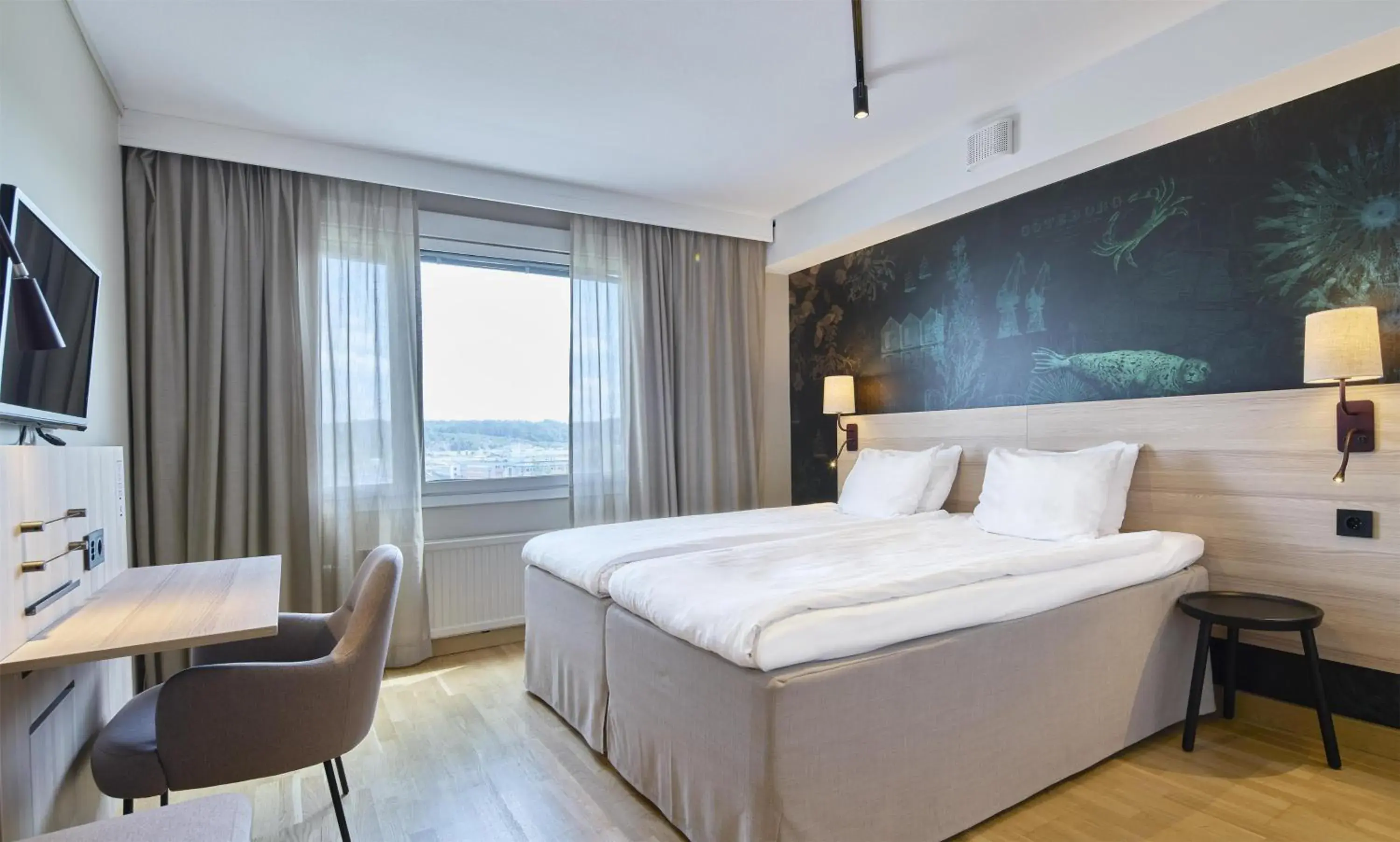 Bedroom, Bed in Scandic Backadal Bedroom, Bed in Scandic Backadal