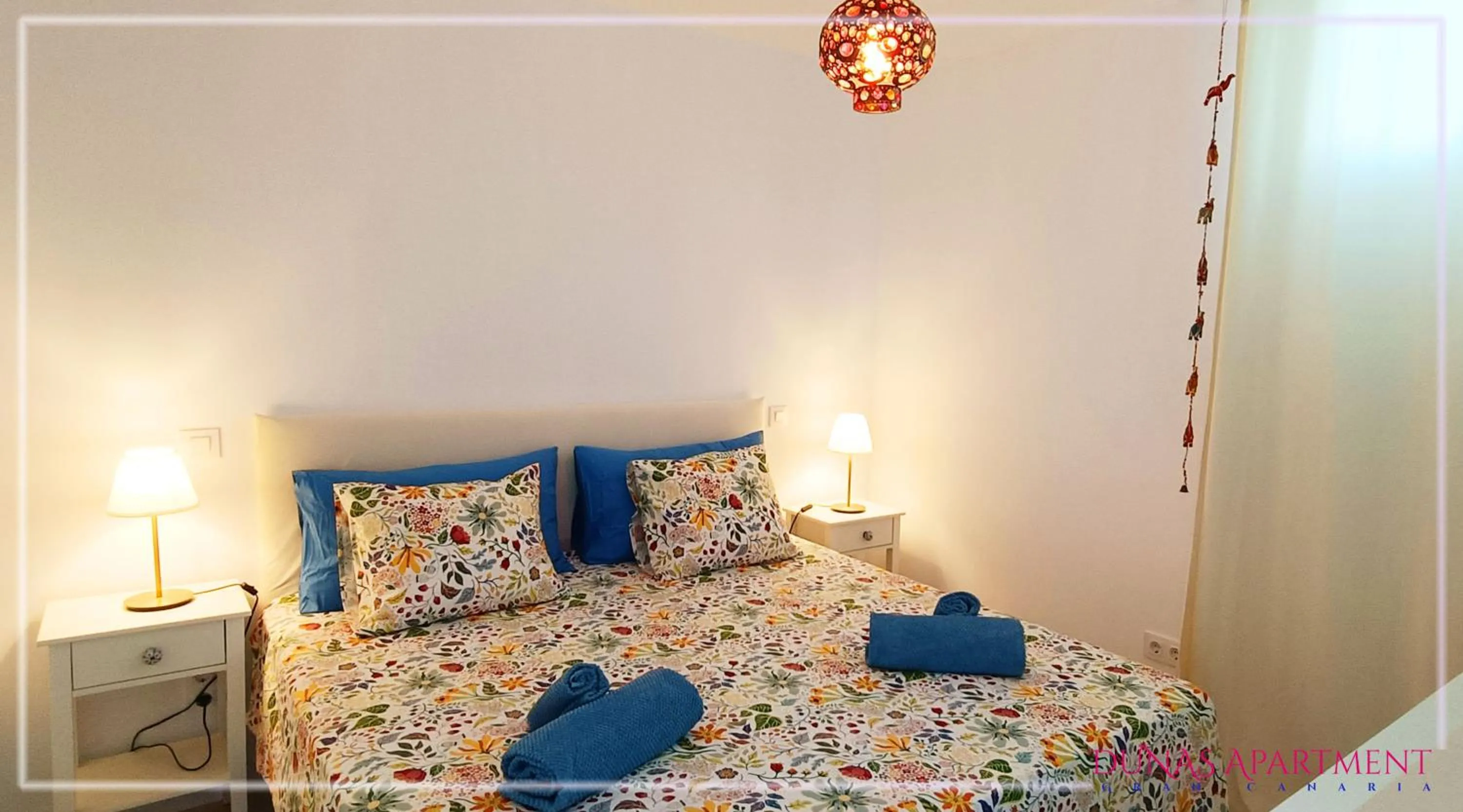 Bed in Dunas Apartment Gran Canaria