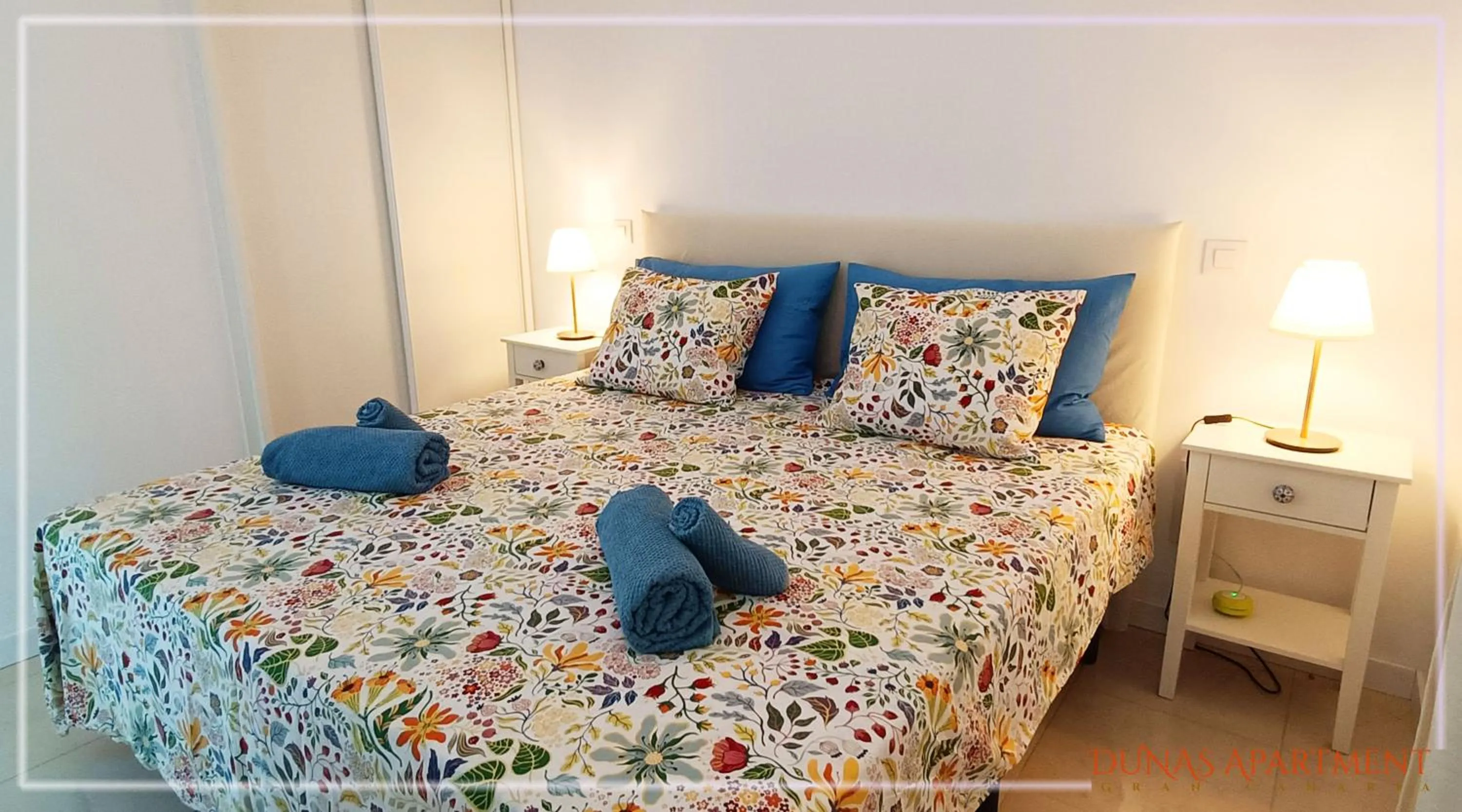 Bed in Dunas Apartment Gran Canaria