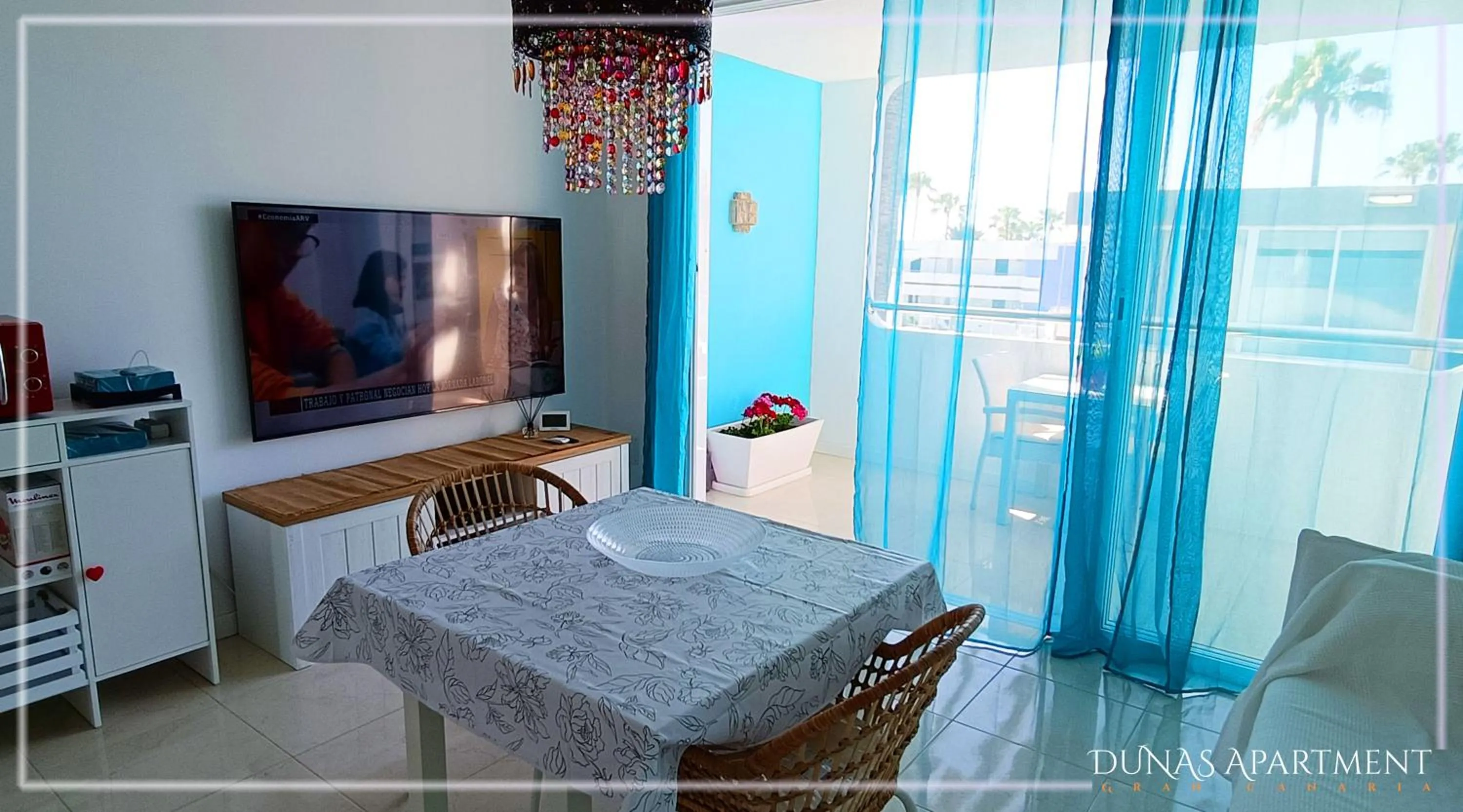 View (from property/room), Bed in Dunas Apartment Gran Canaria
