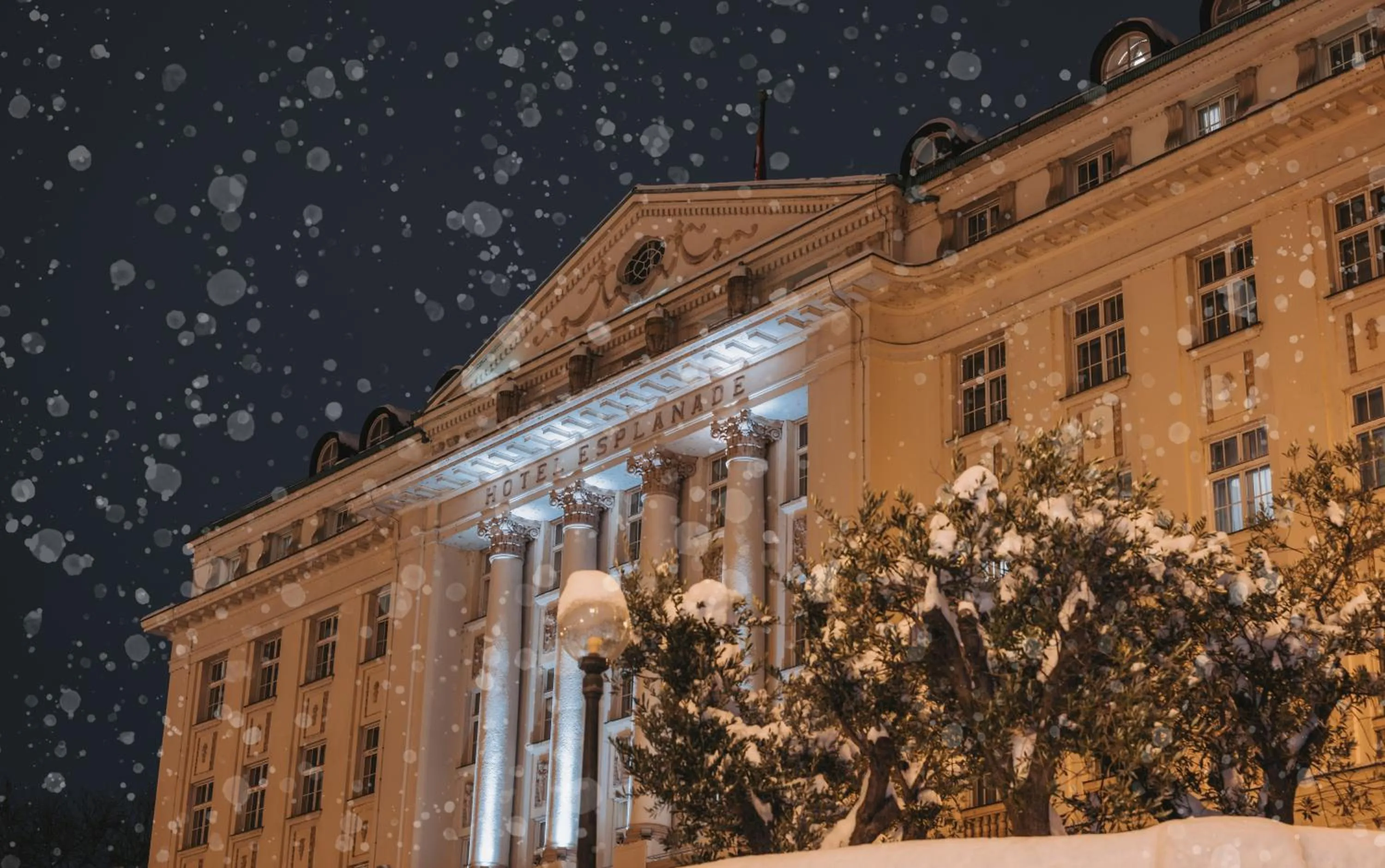 Property building in Esplanade Zagreb Hotel