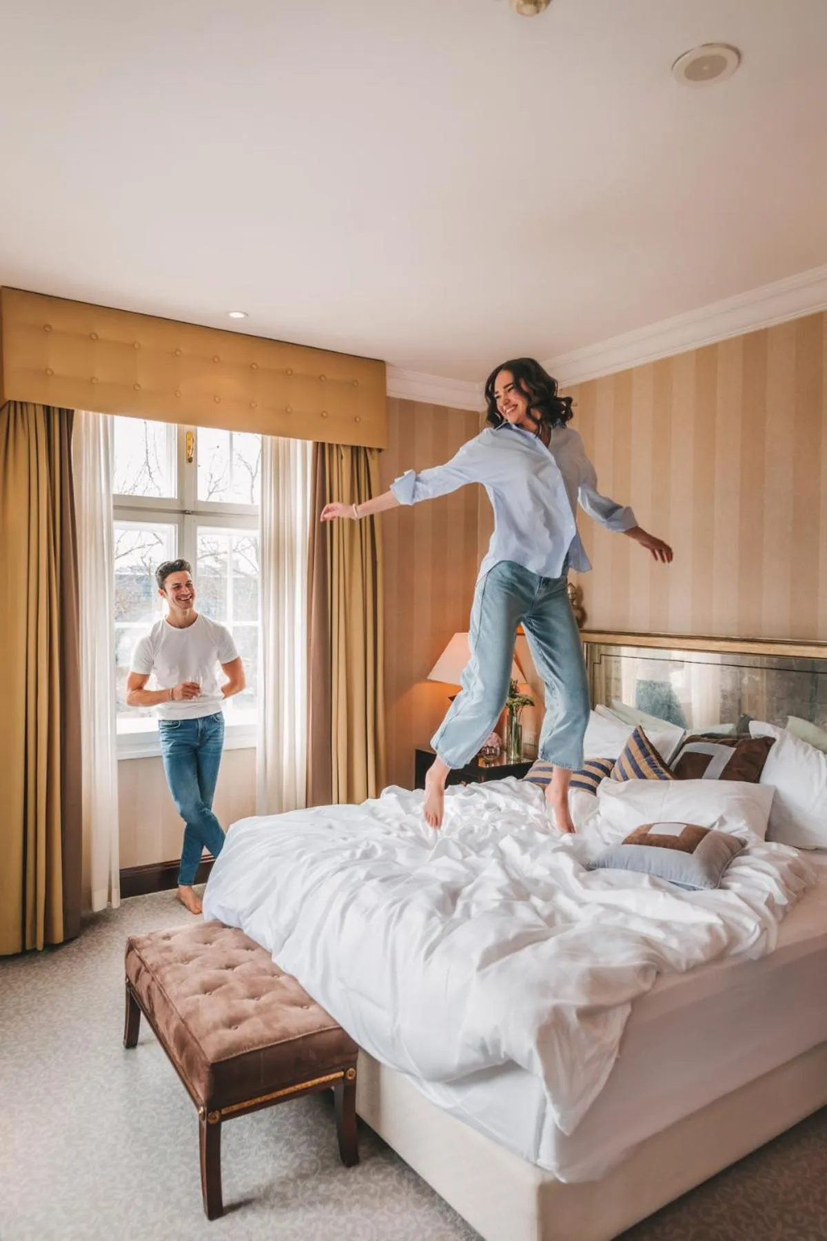 Guests, Bed in Esplanade Zagreb Hotel