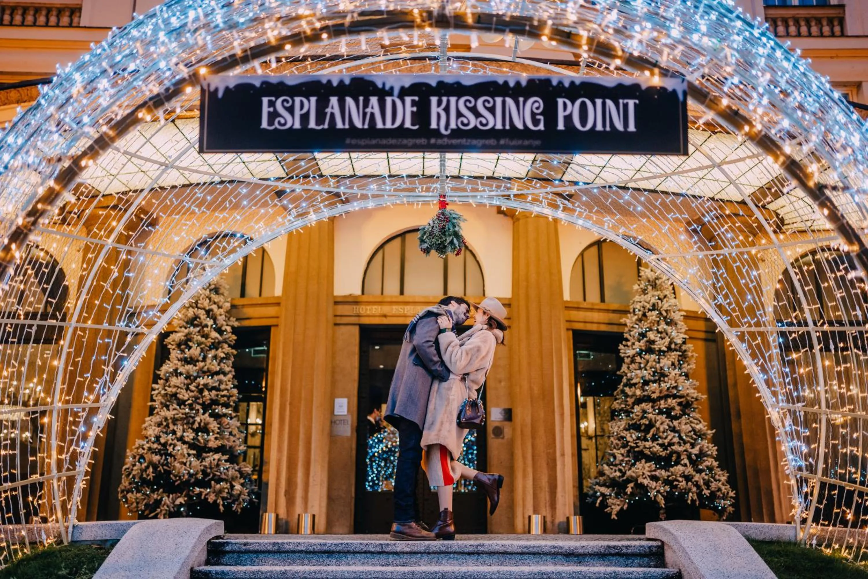 Facade/entrance in Esplanade Zagreb Hotel