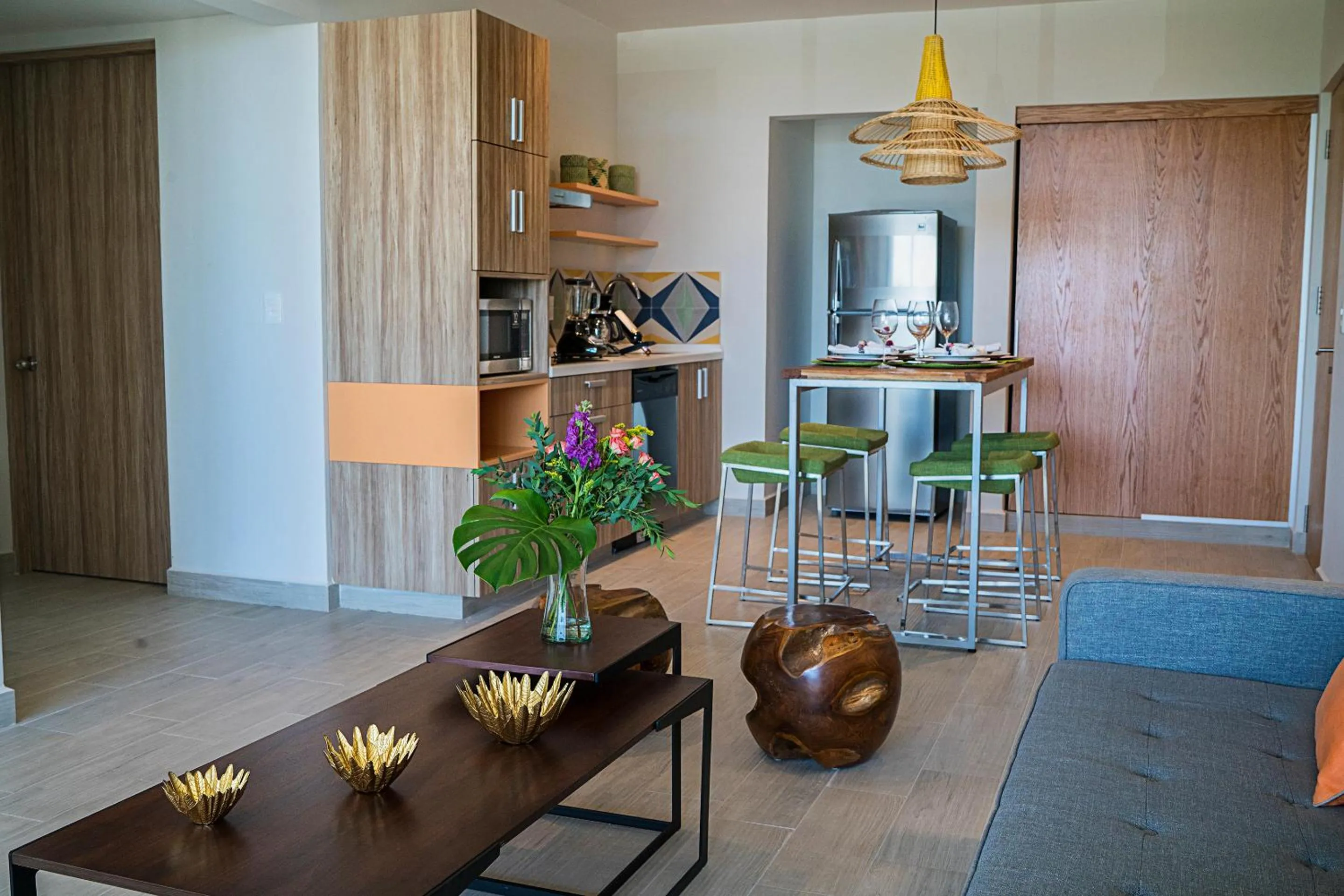 Living room in Opal Suites Apartments