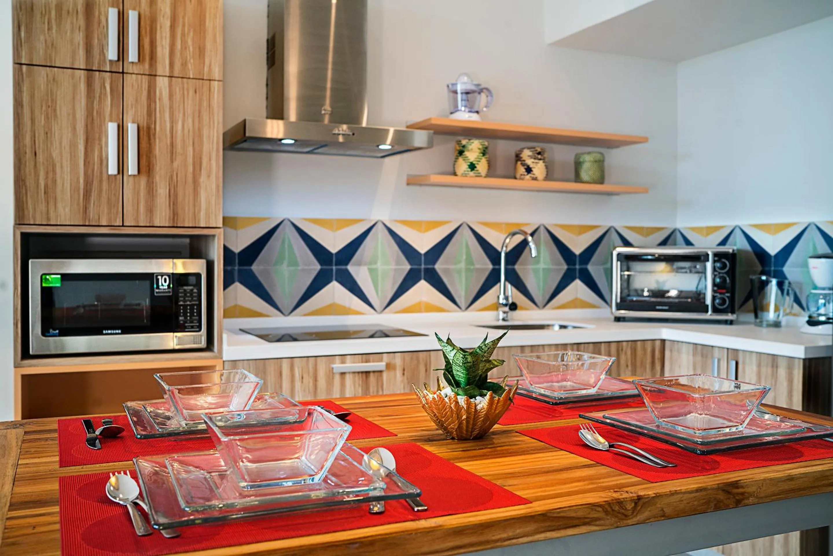 Dining area in Opal Suites Apartments