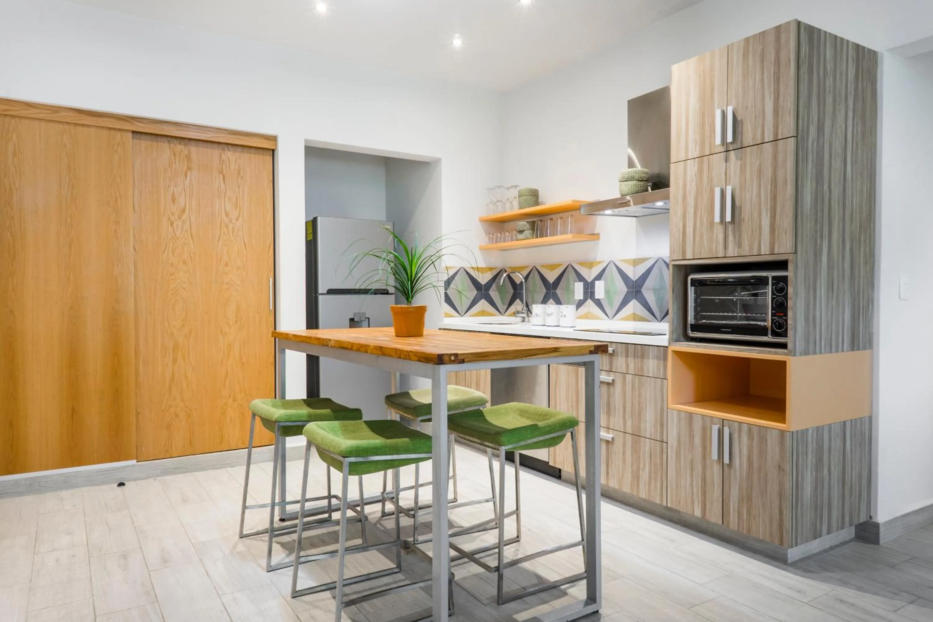 Dining area in Opal Suites Apartments