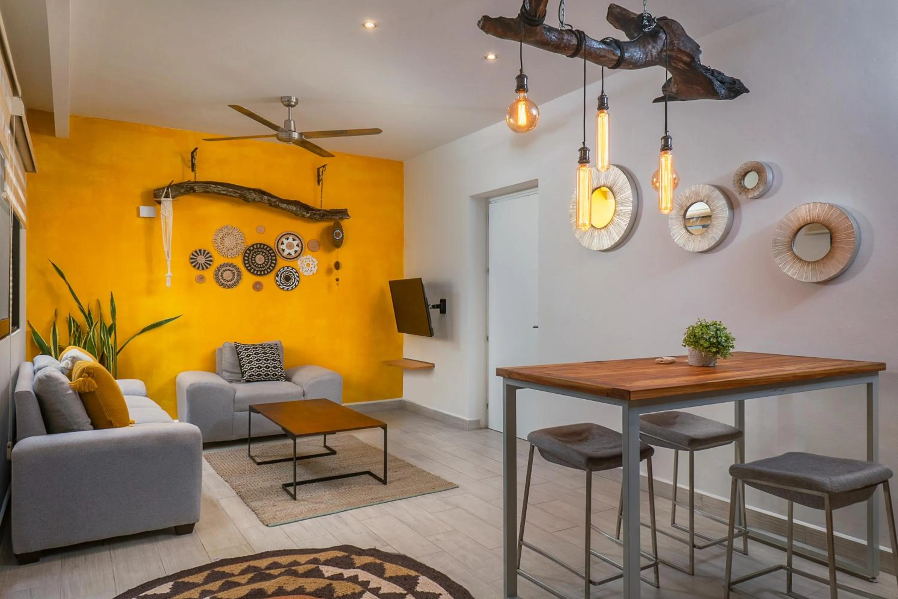 Living room in Opal Suites Apartments