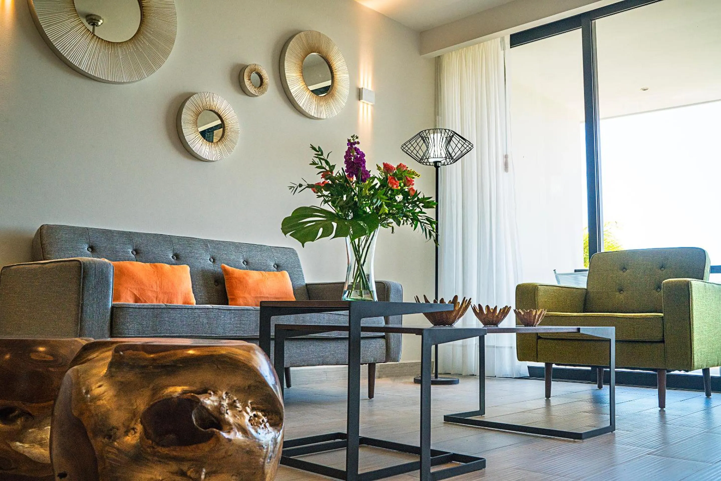 Living room in Opal Suites Apartments